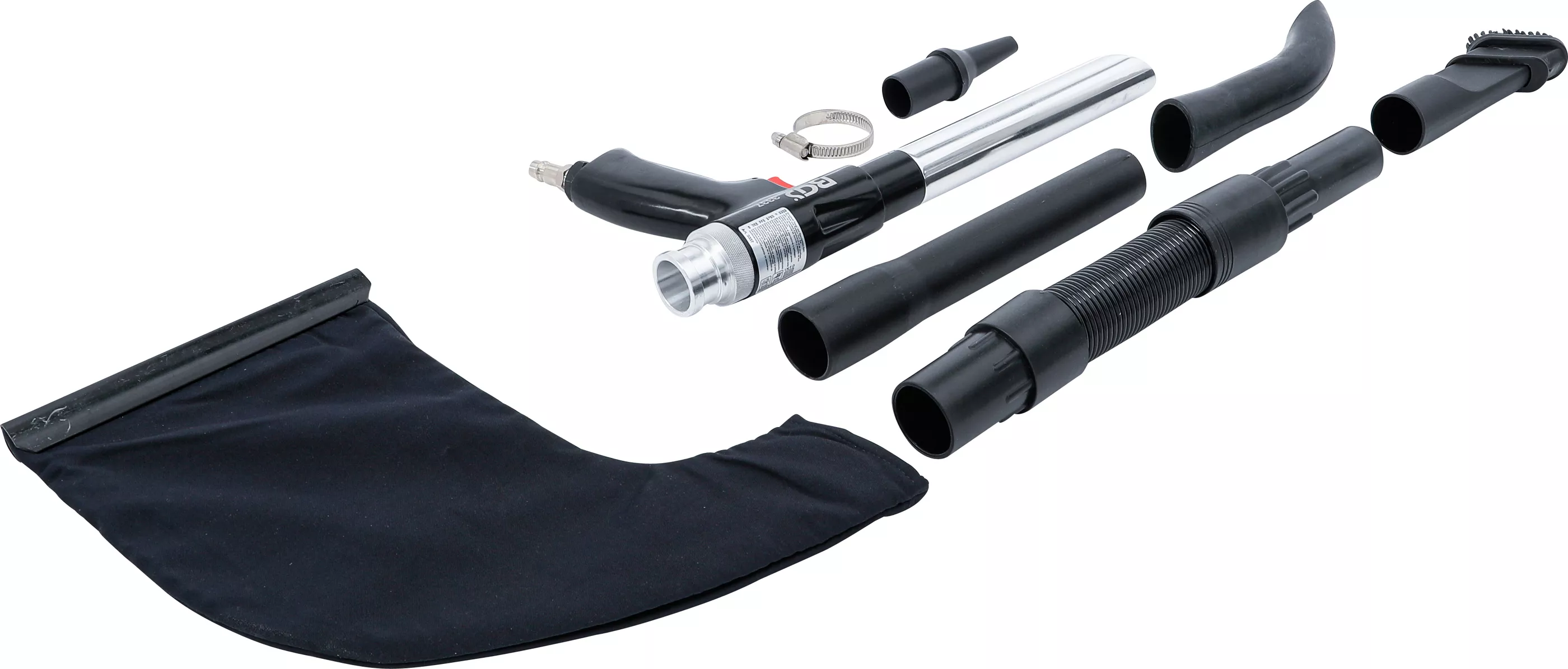 Pistol de aspirare / suflat cu aer comprimat | comutabil | 8 piese [7]