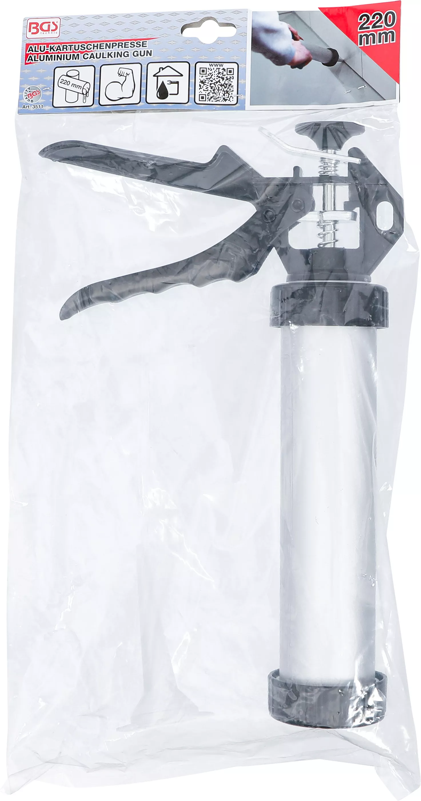 Presa cartuse din aluminiu | 220 mm [4]