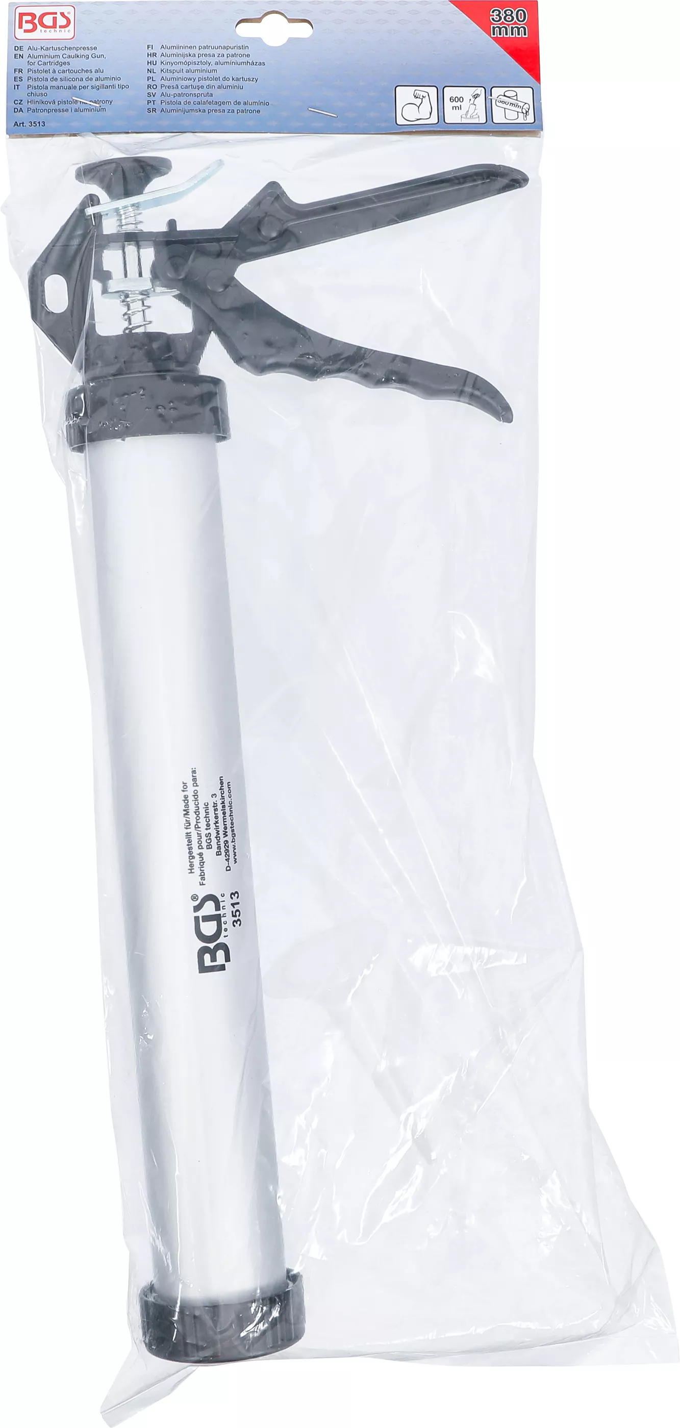 Presa cartuse din aluminiu | 380 mm [6]