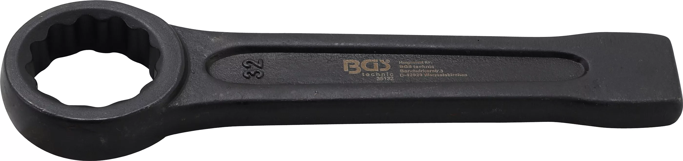 Unelte de mână - Cheie inelara cu impact | 32 mm