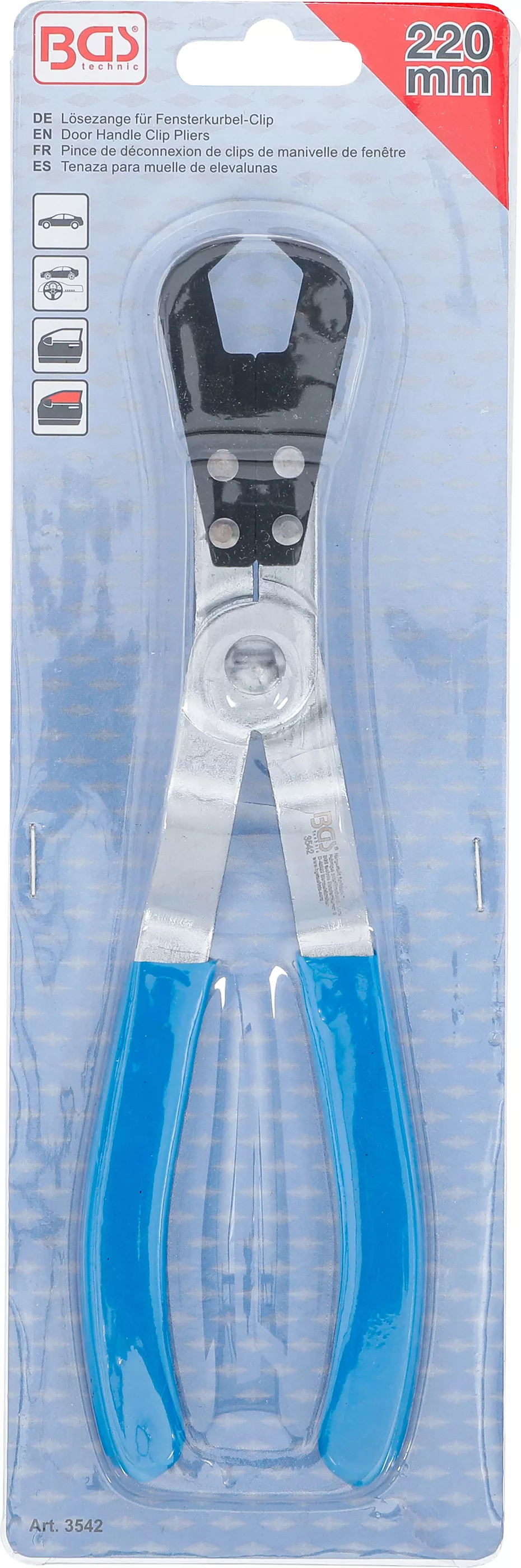 Cleste desfacere pentru clips manivela fereastra | 220 mm [4]