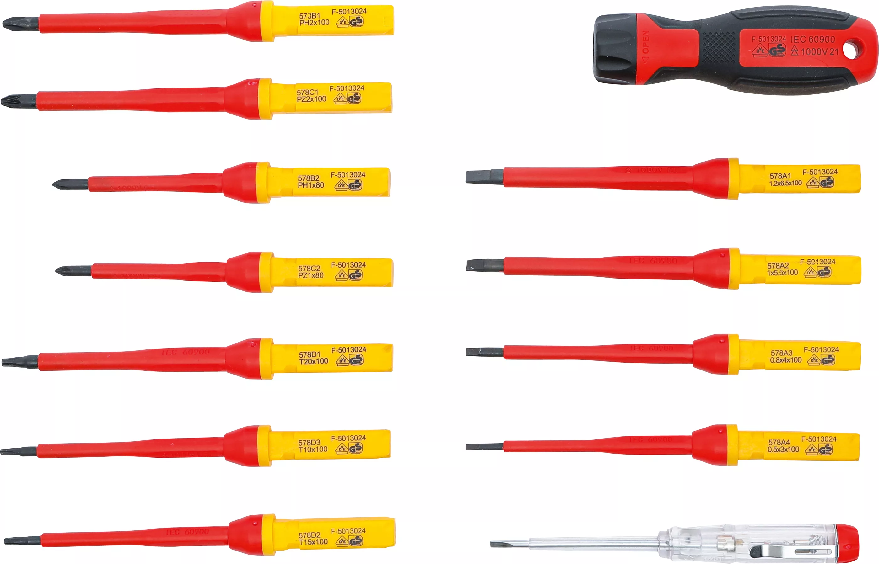 Set surubelnite VDE | cu capete interschimbabile | 13 piese [6]