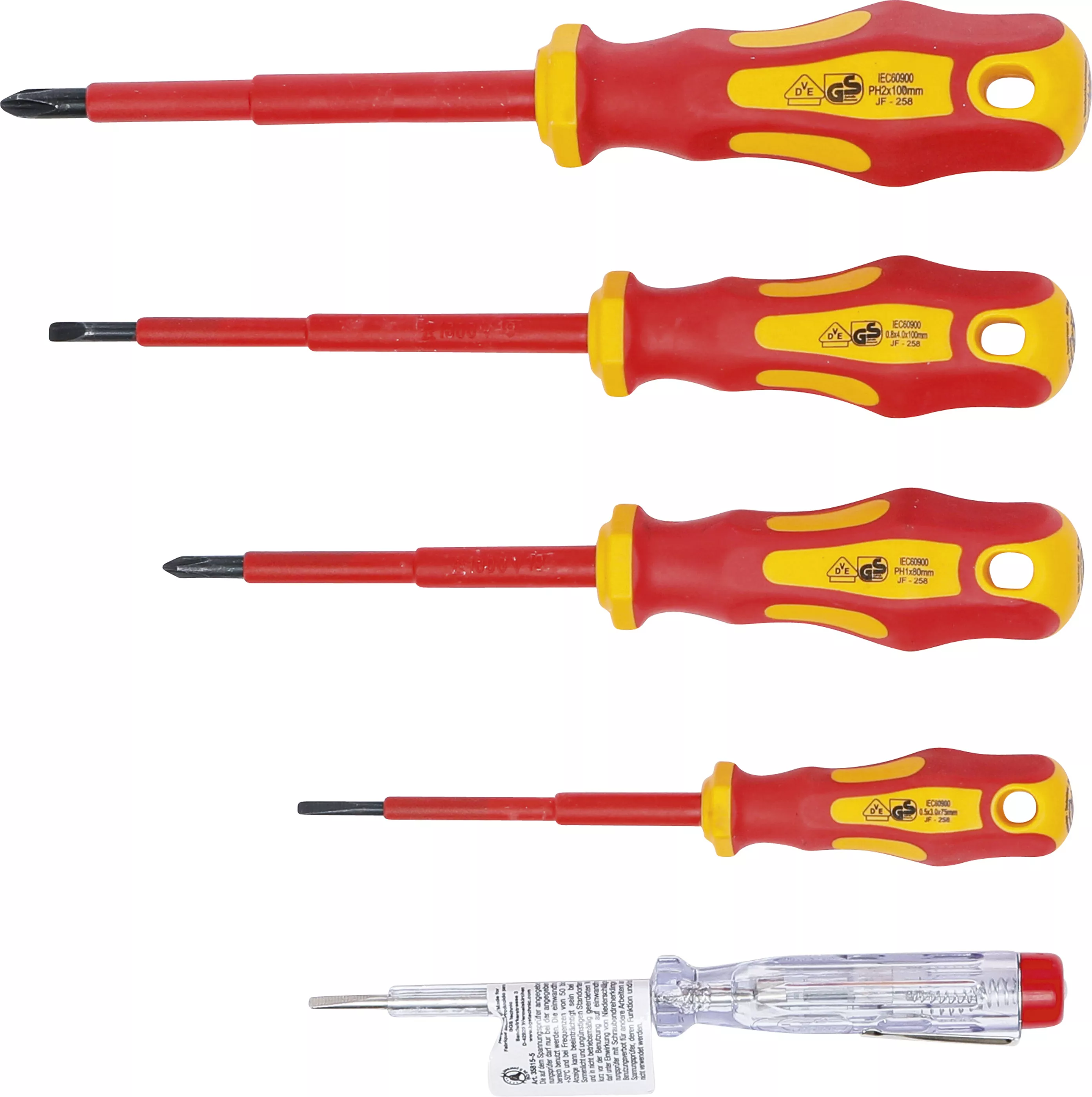 Set surubelnite electrician VDE | lama dreapta/cap cruce | 5 piese [2]