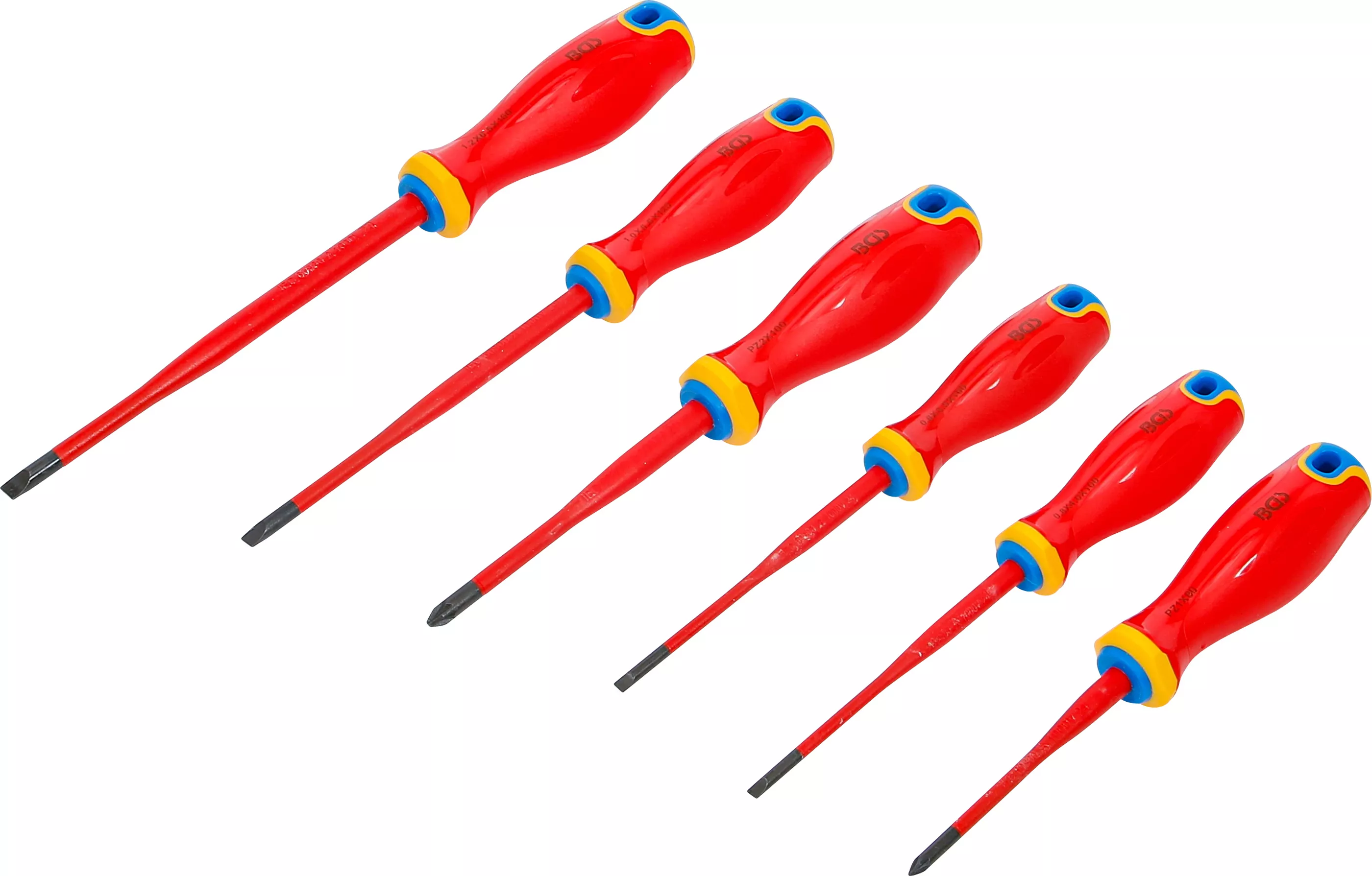 Şurubelniţe - Set surubelnite VDE | varfuri extra subtiri | 6 piese