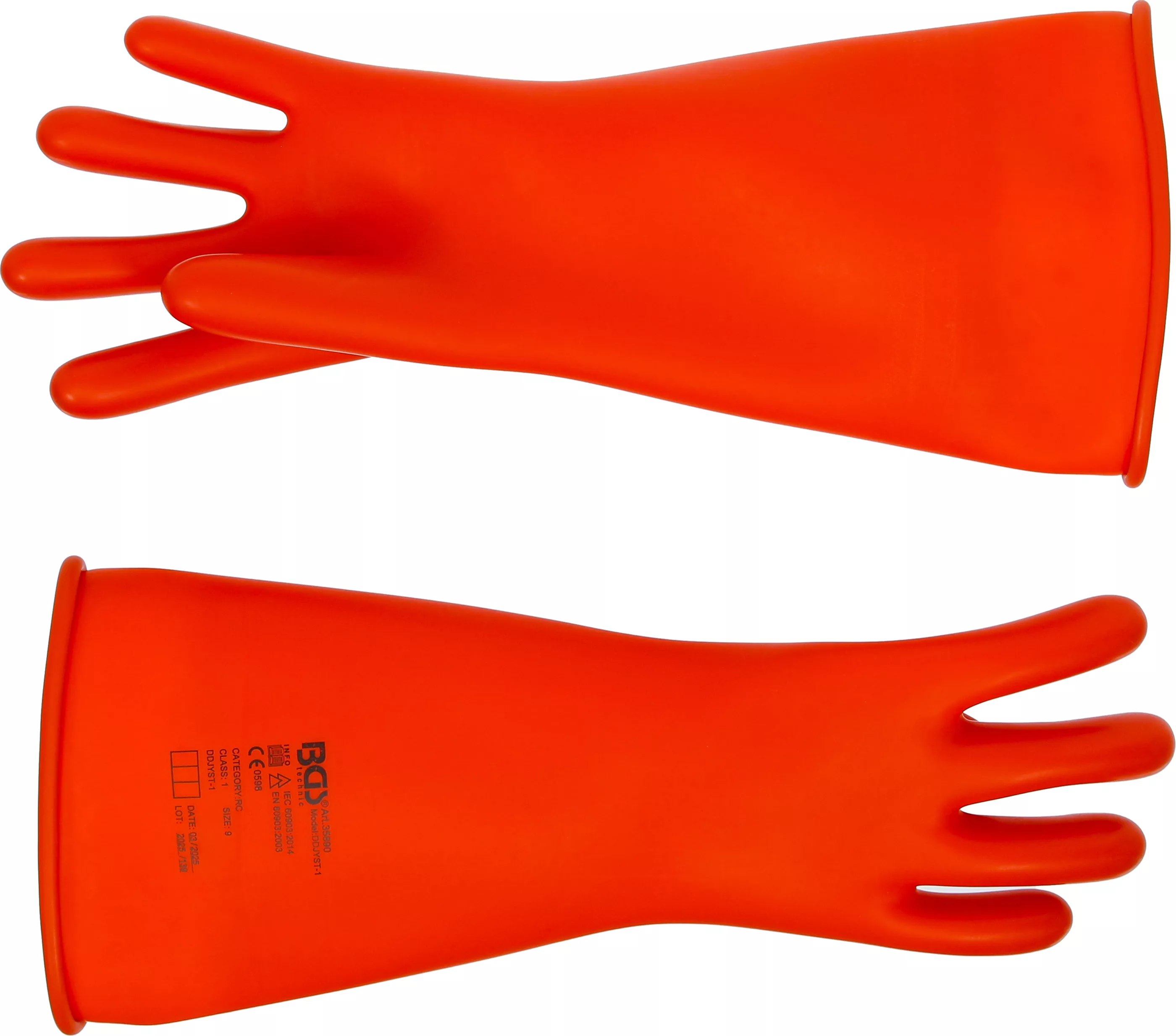 Manusi de protectie pentru electricieni | cu izolatie de protectie din latex natural | Marime 9 (L) [2]