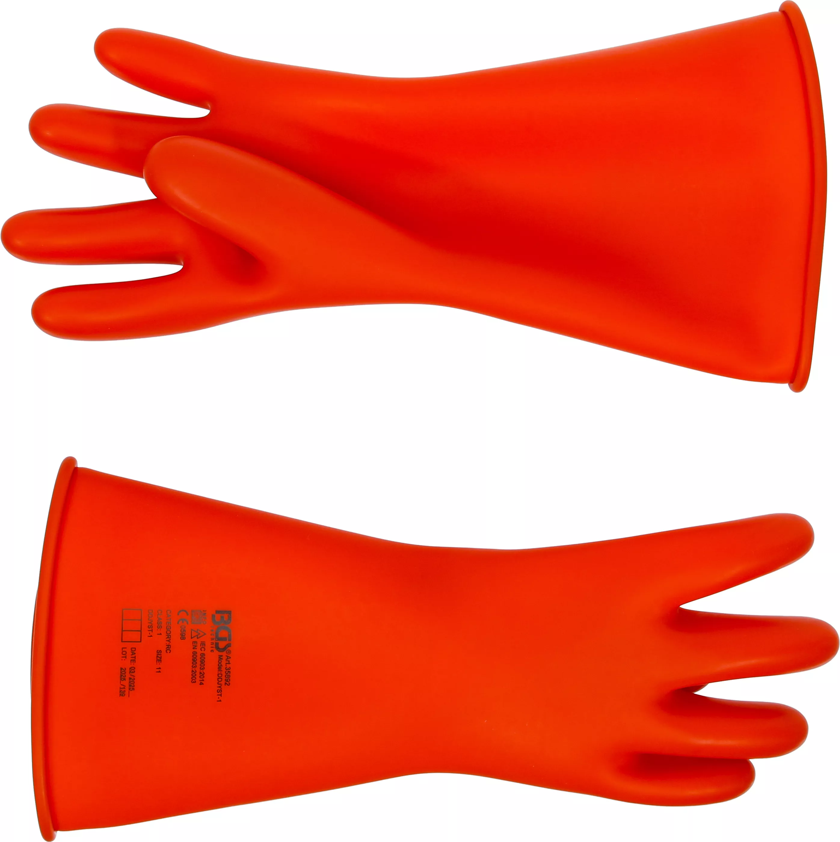 Manusi de protectie pentru electricieni | cu izolatie de protectie din latex natural | Marime 11 (XXL) [2]