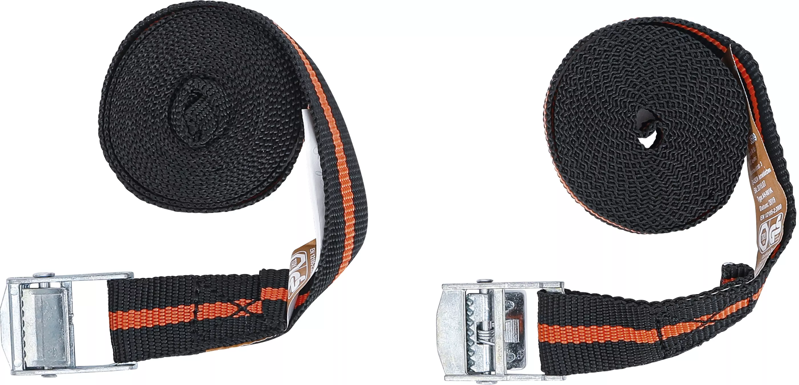 Set banda de tensionare cu inchizatoare rapida | 2,5 m x 25 mm | 2 piese [2]
