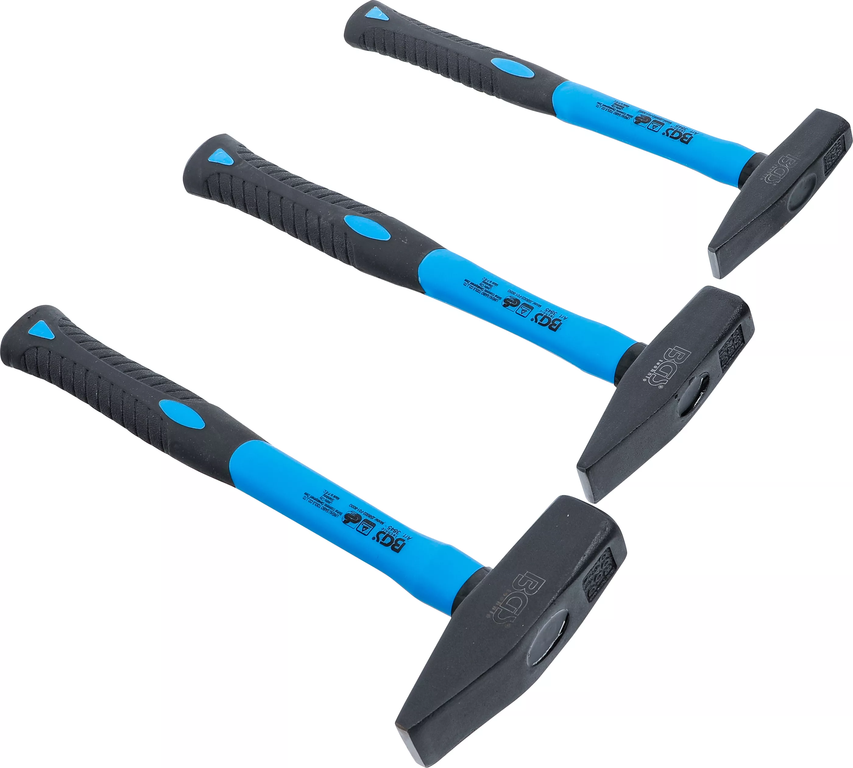 Set ciocane lacatuserie | Coada fibra de sticla | DIN 1041 | 300 / 500 / 800 g | 3 piese [2]