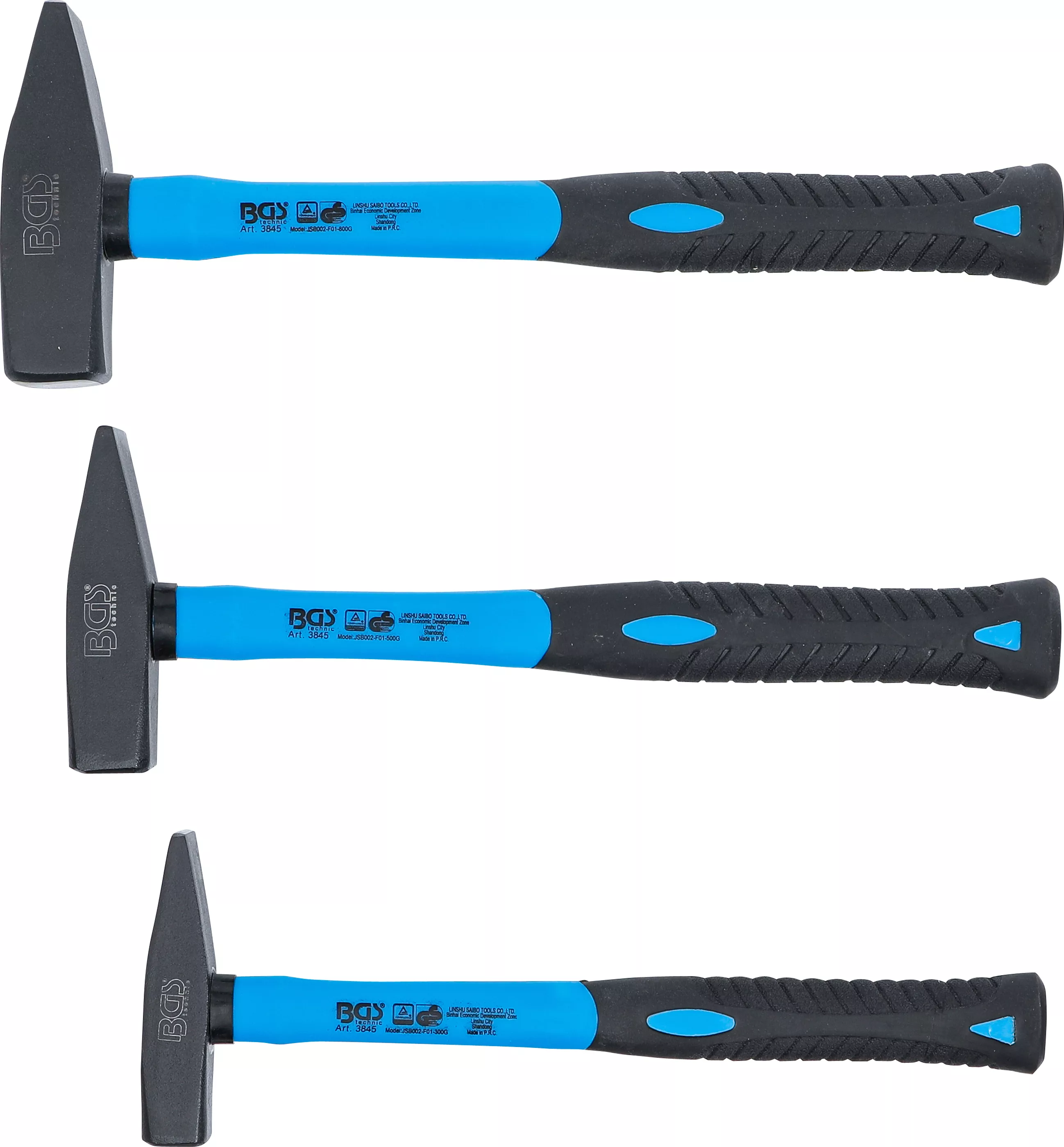 Set ciocane lacatuserie | Coada fibra de sticla | DIN 1041 | 300 / 500 / 800 g | 3 piese [5]