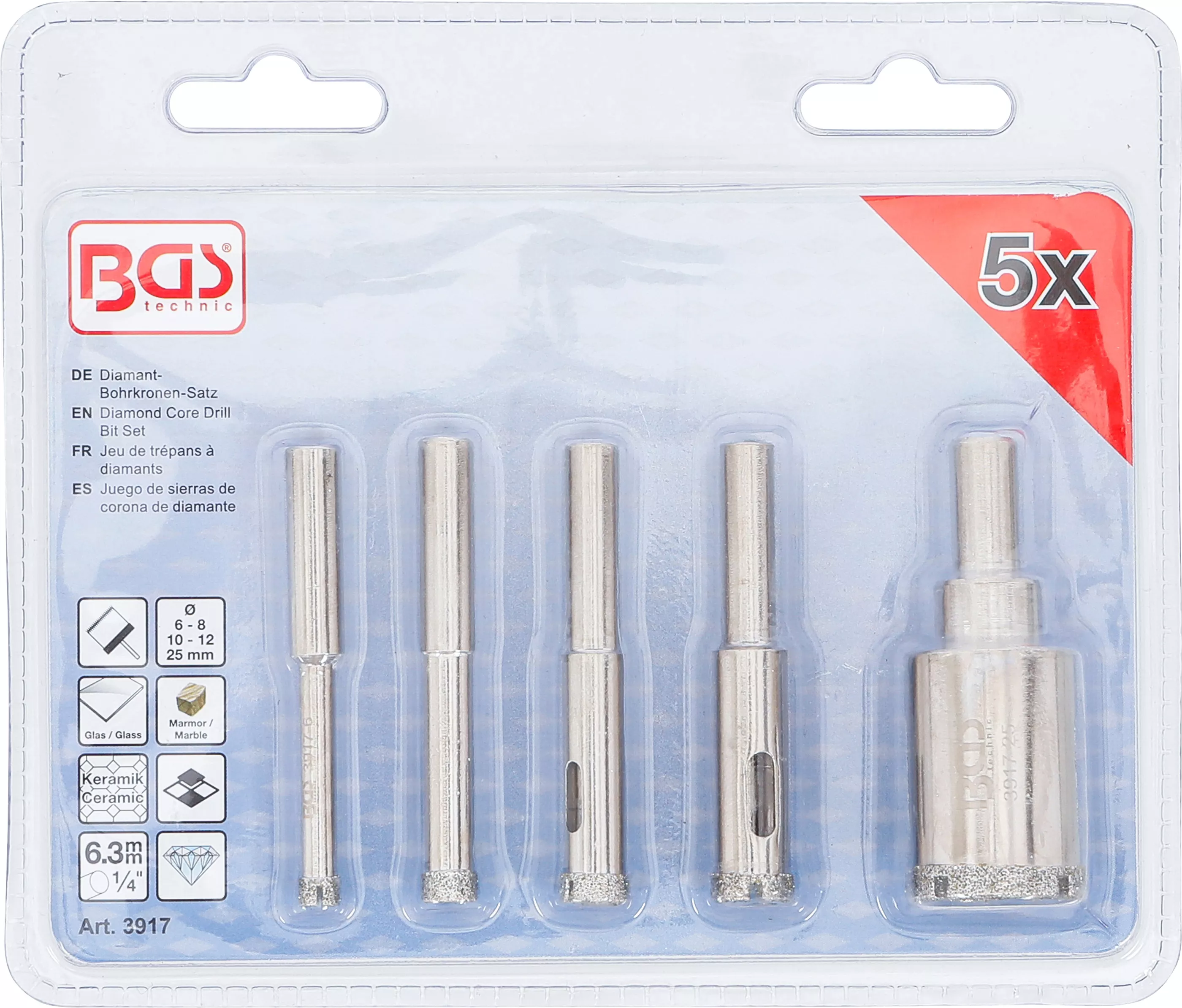 Set coroane gaurire diamantate | 5 piese [4]