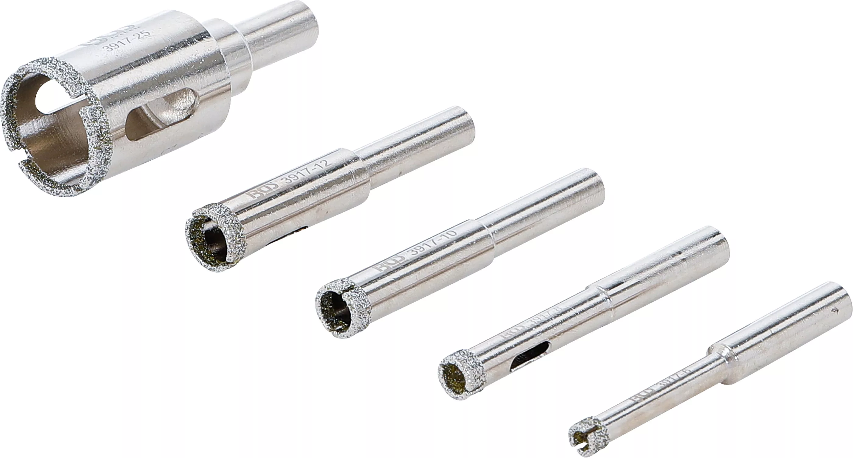 Burghie - Set coroane gaurire diamantate | 5 piese