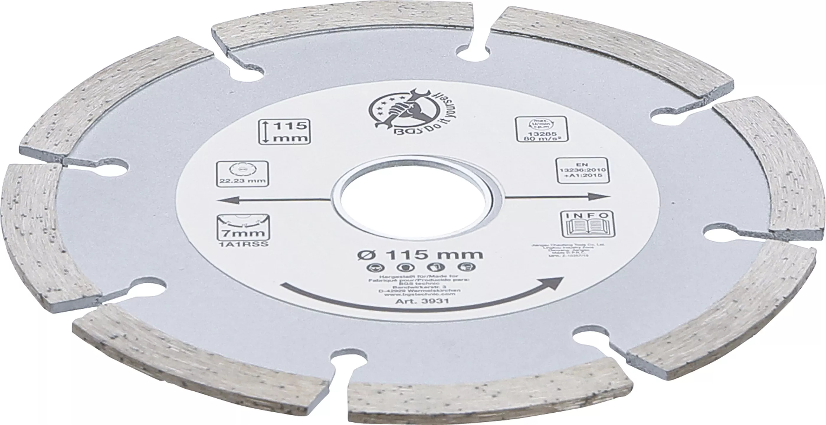 Disc de taiere cu segmenti | o 115 mm [2]