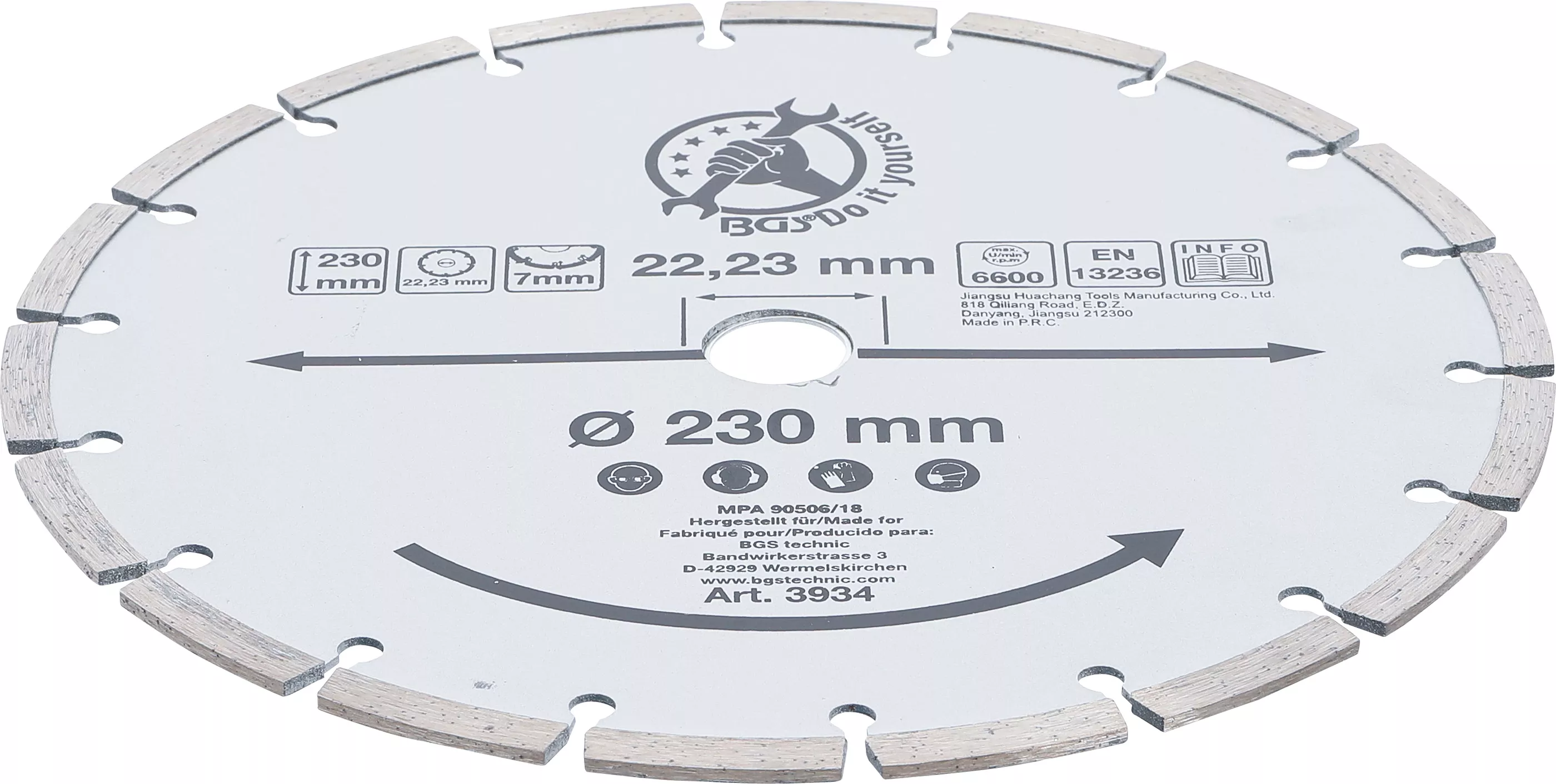 Disc de taiere cu segmenti | o 230 mm [2]