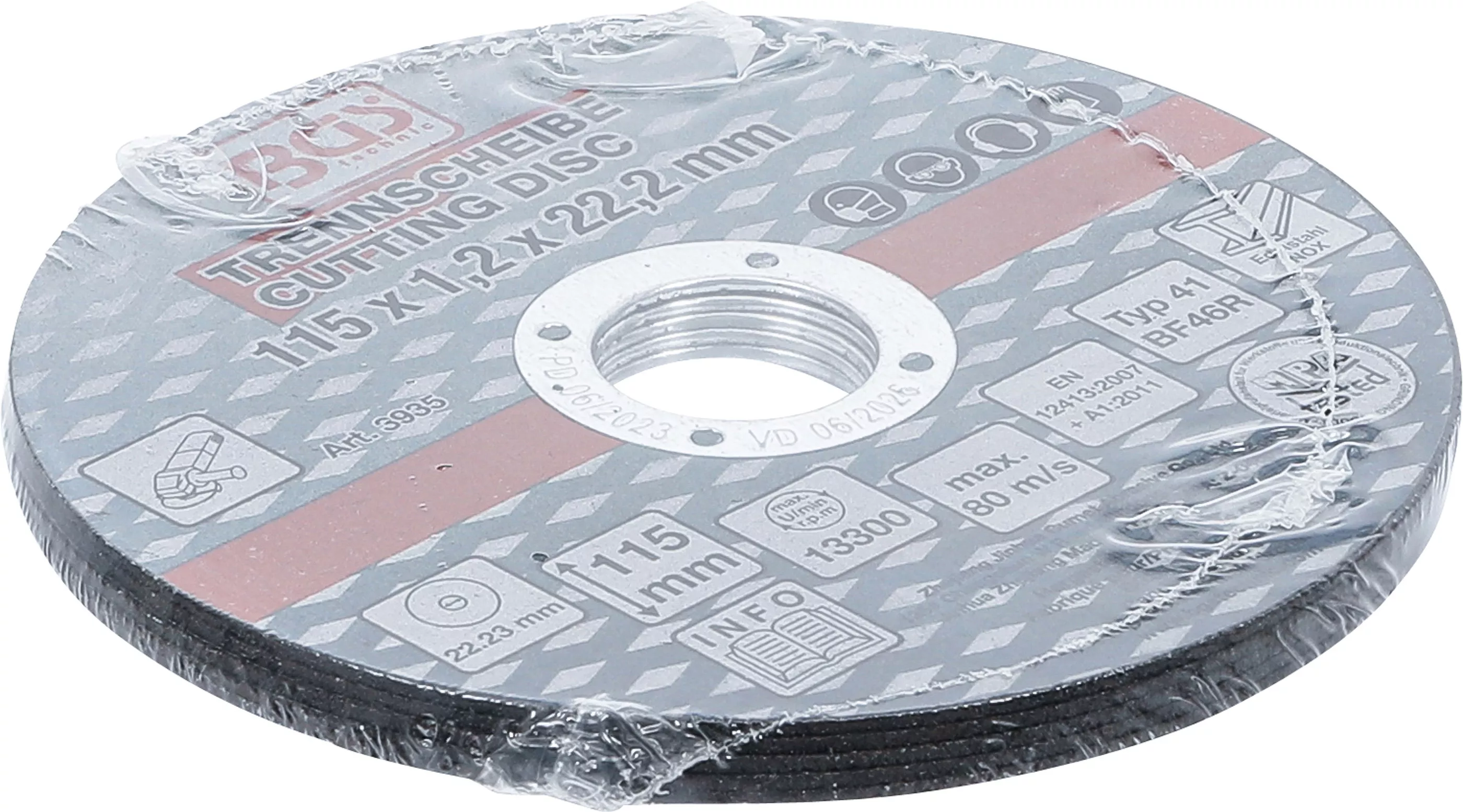 Discuri taiere pentru otel inox | o 115 x 1,0 x 22,2 mm | 5 piese [4]