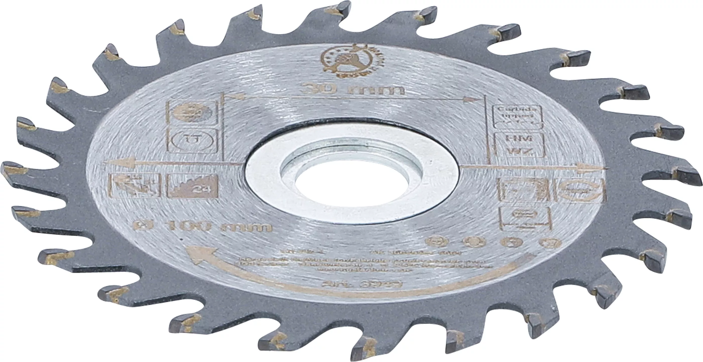 Disc fierastrau circular carburi metalice | o 100 x 30 x 2,1 mm | 24 dinti [2]