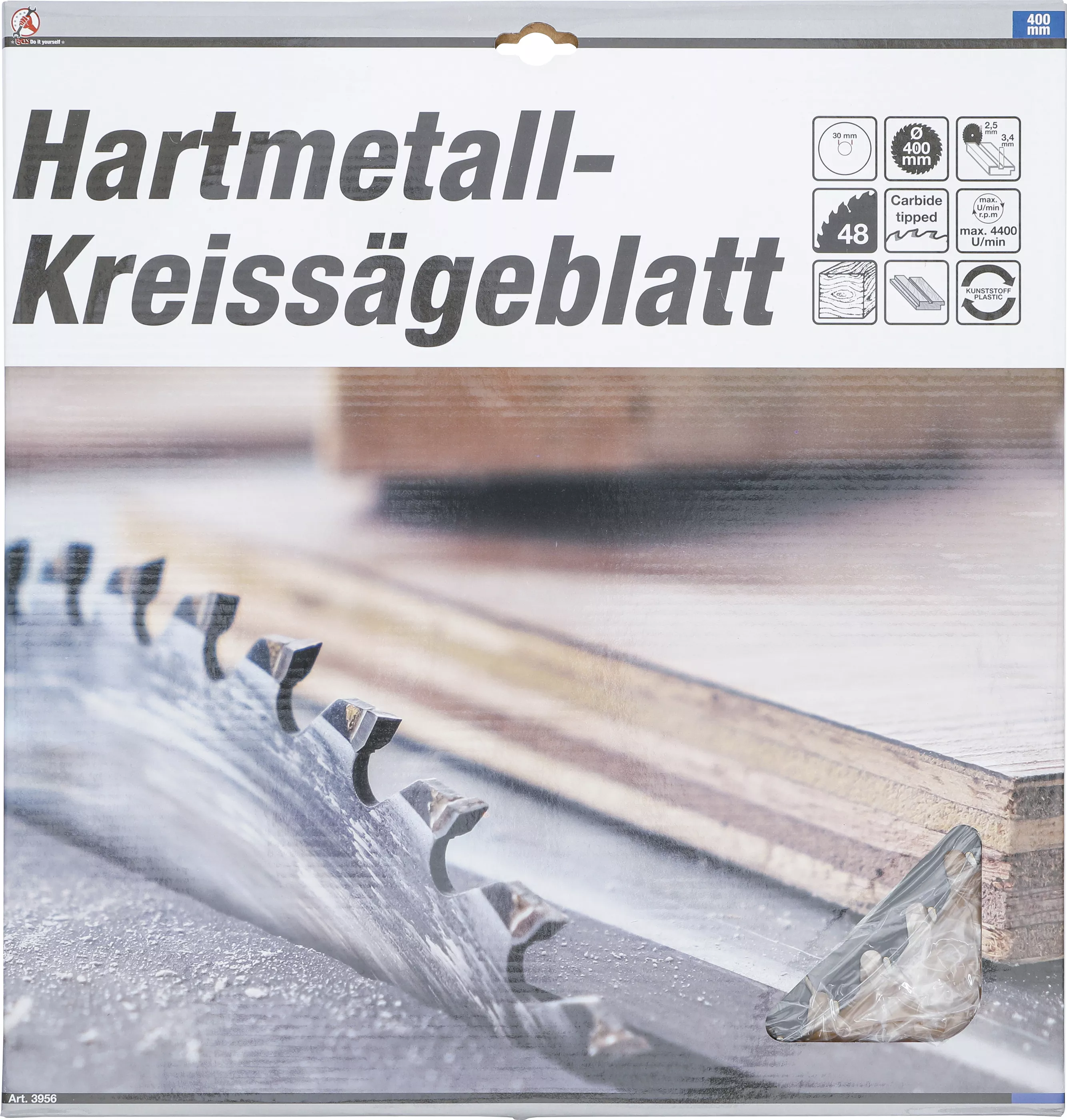 Disc fierastrau circular carburi metalice | o 400 x 30 x 3,4 mm | 48 dinti [3]
