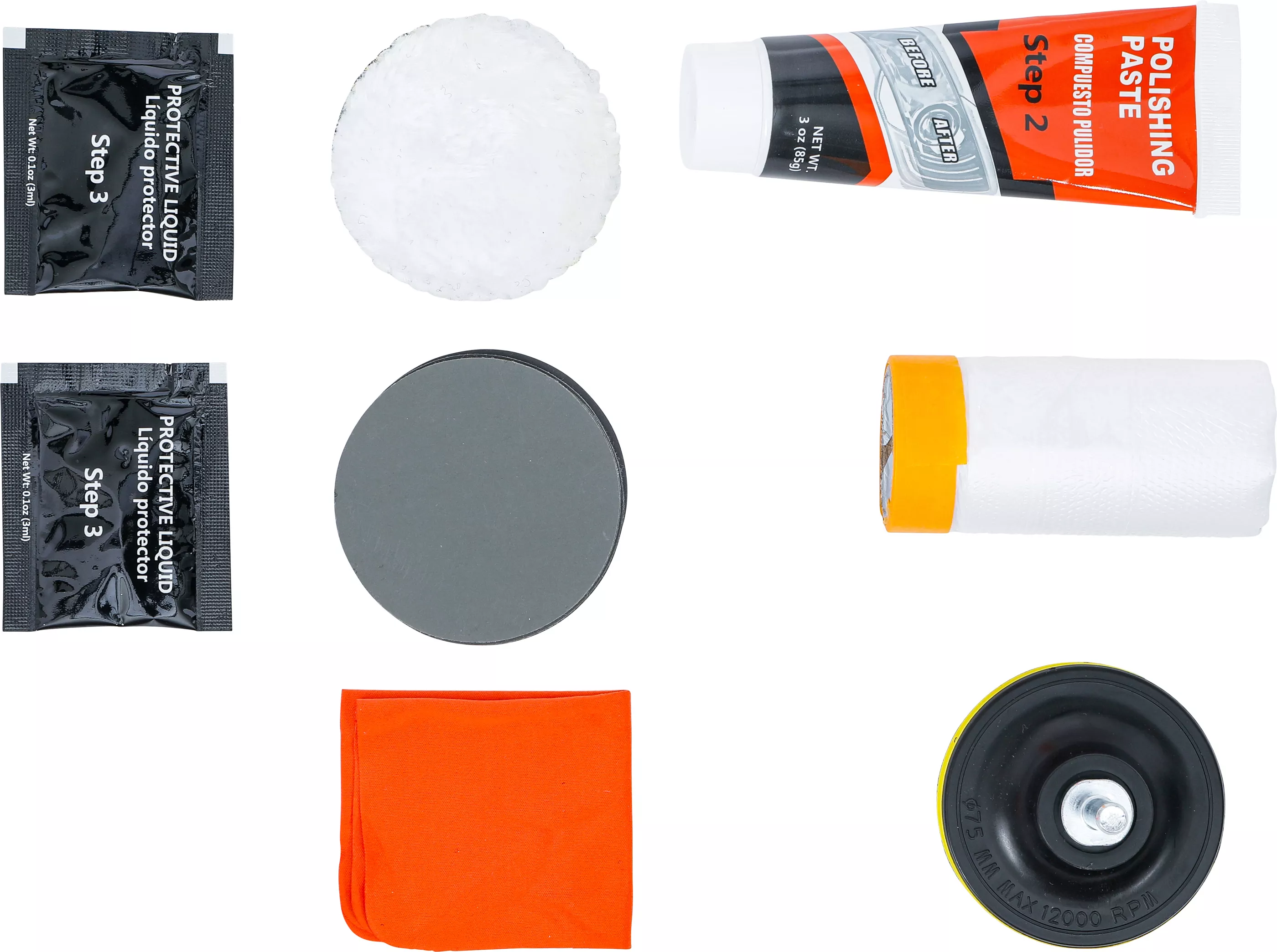 Kit de pregatire a farurilor vehiculului | 14 piese [4]