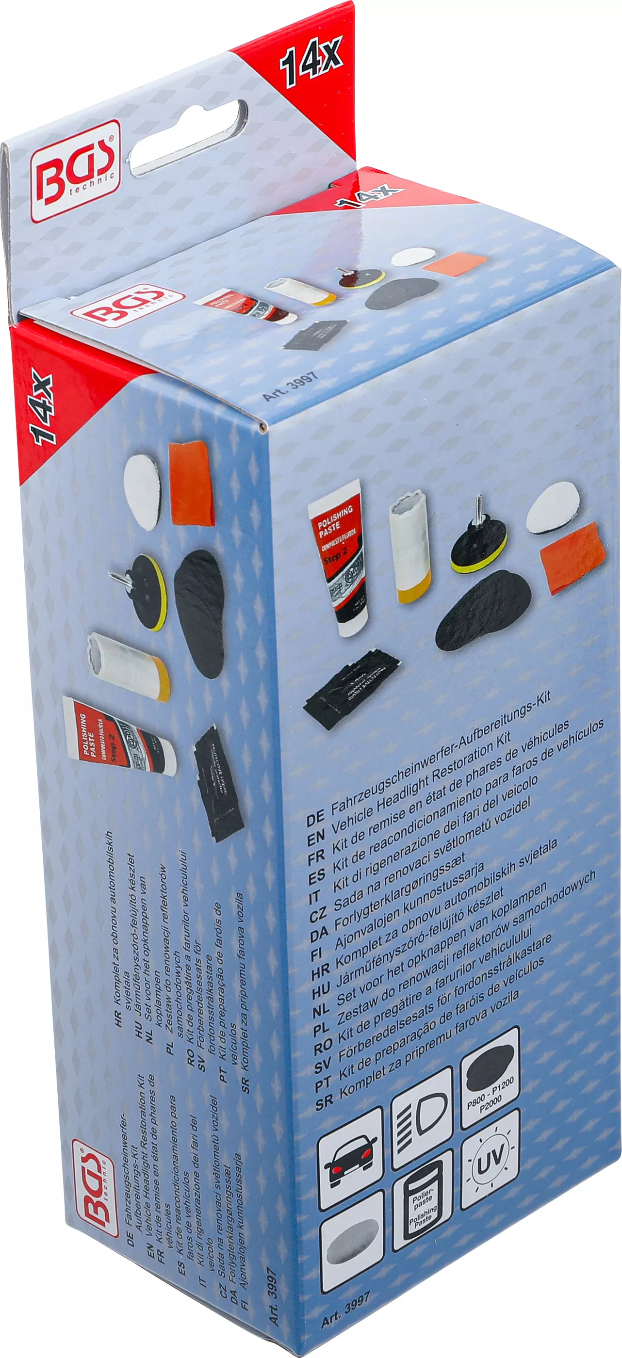 Kit de pregatire a farurilor vehiculului | 14 piese [5]