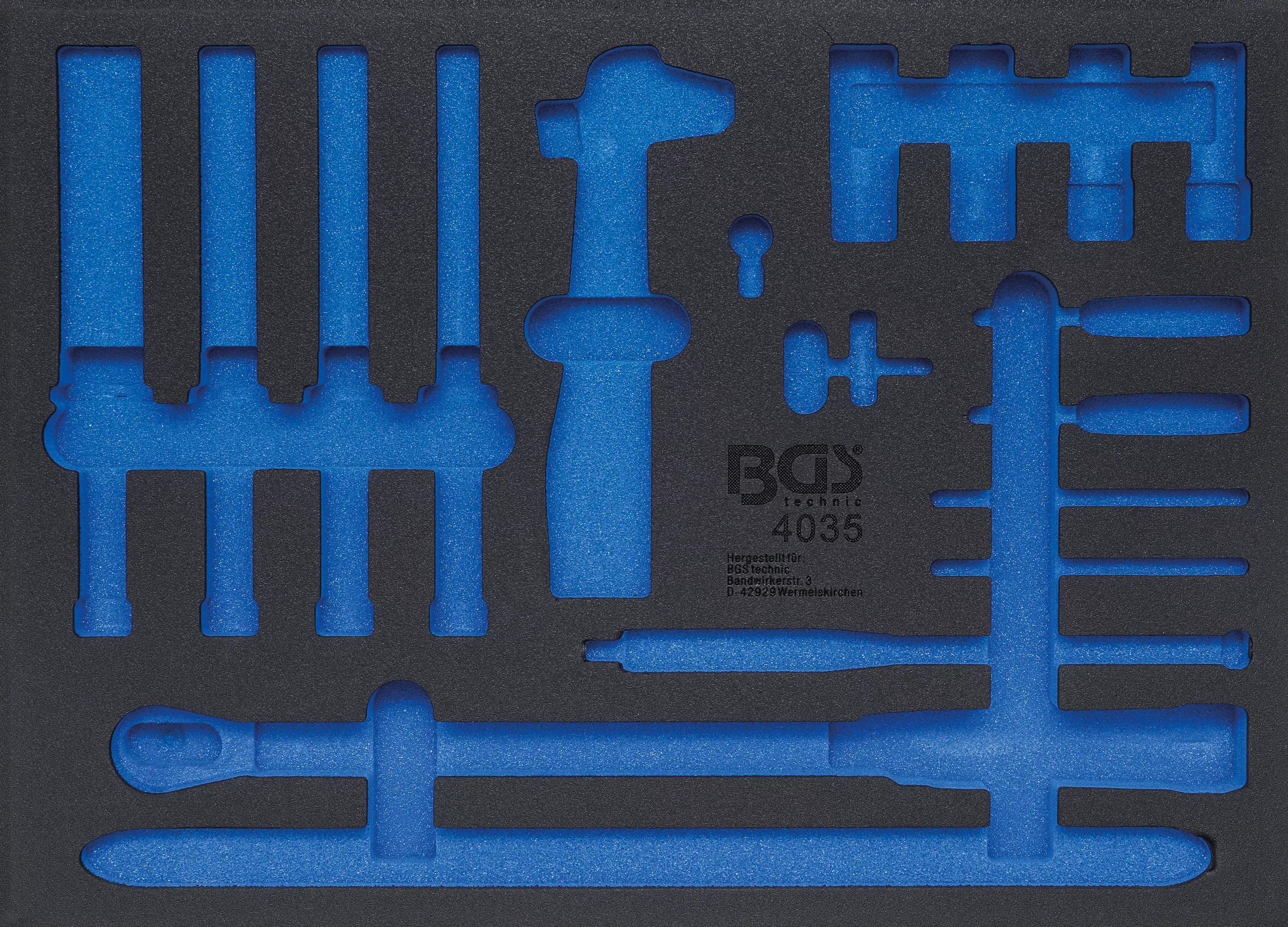 Cărucior atelier şi accesorii - Suport organizator pentru carucior 3/3 | gol | pentru BGS 4035