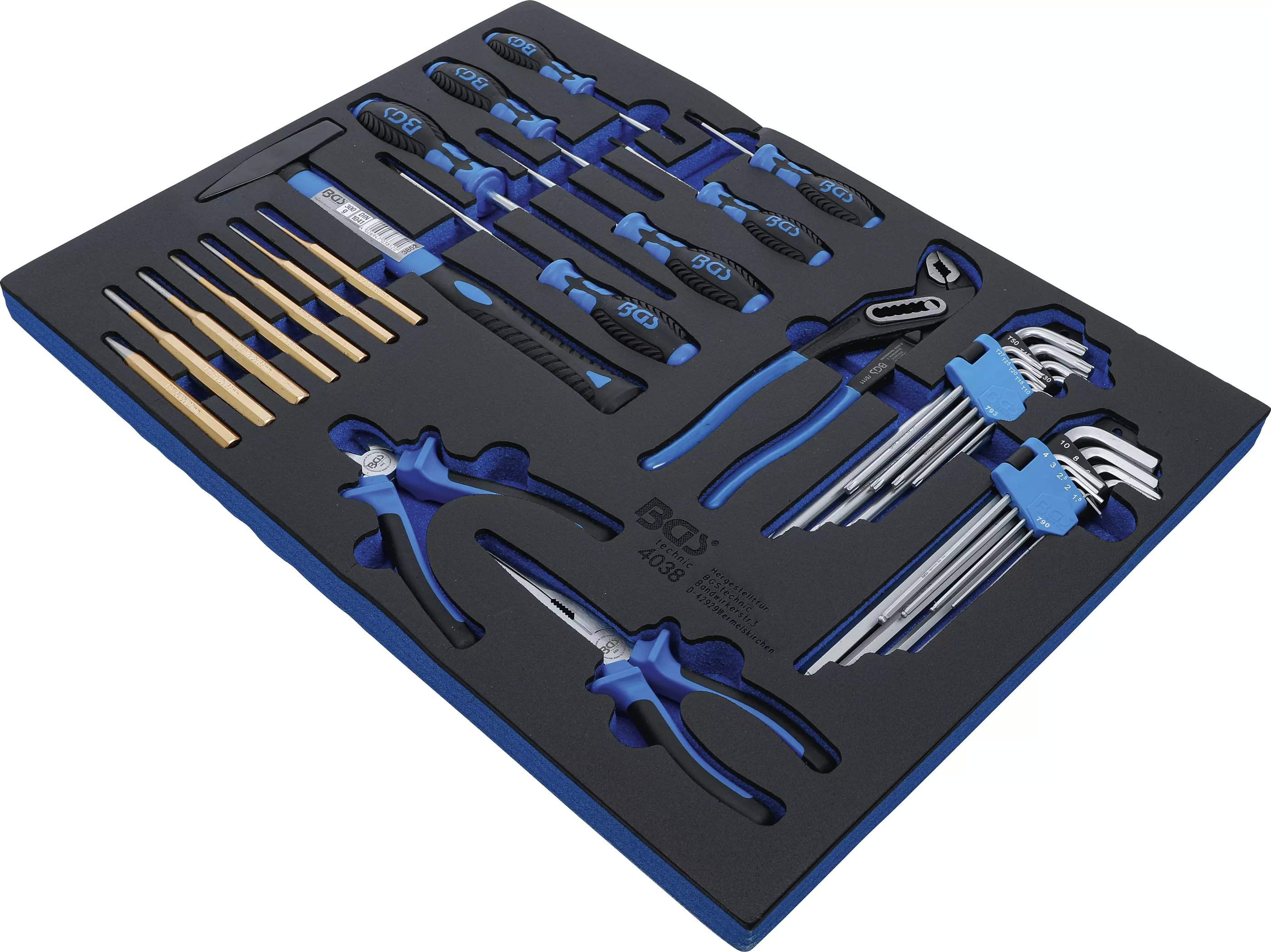 Suport organizator pentru carucior 3/3: Set ciocane, clesti, surubelnite | 36 piese [2]