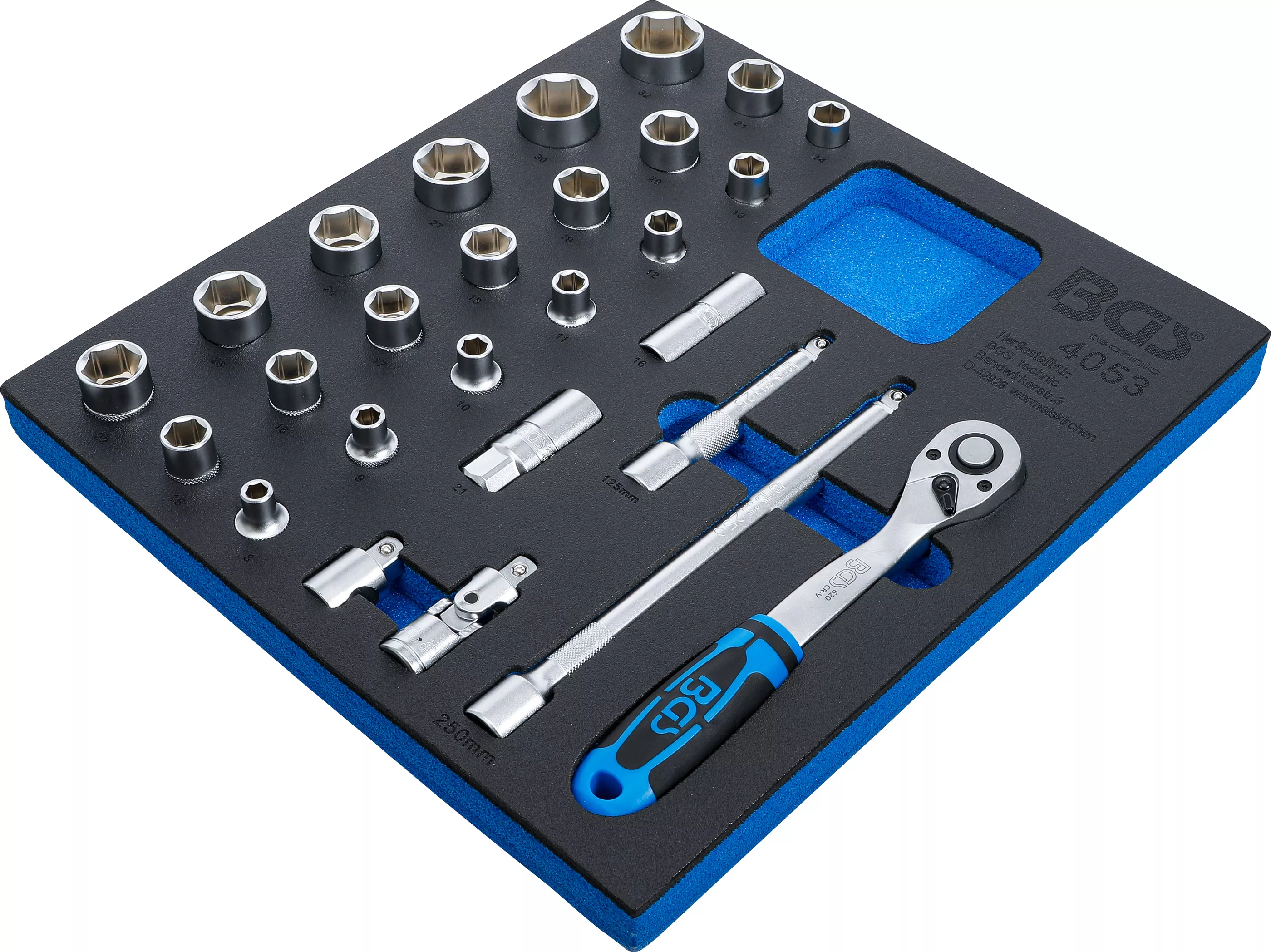 Suport organizator pentru carucior 2/3: Set chei tubulare 12,5 mm (1/2") | 27 piese [2]
