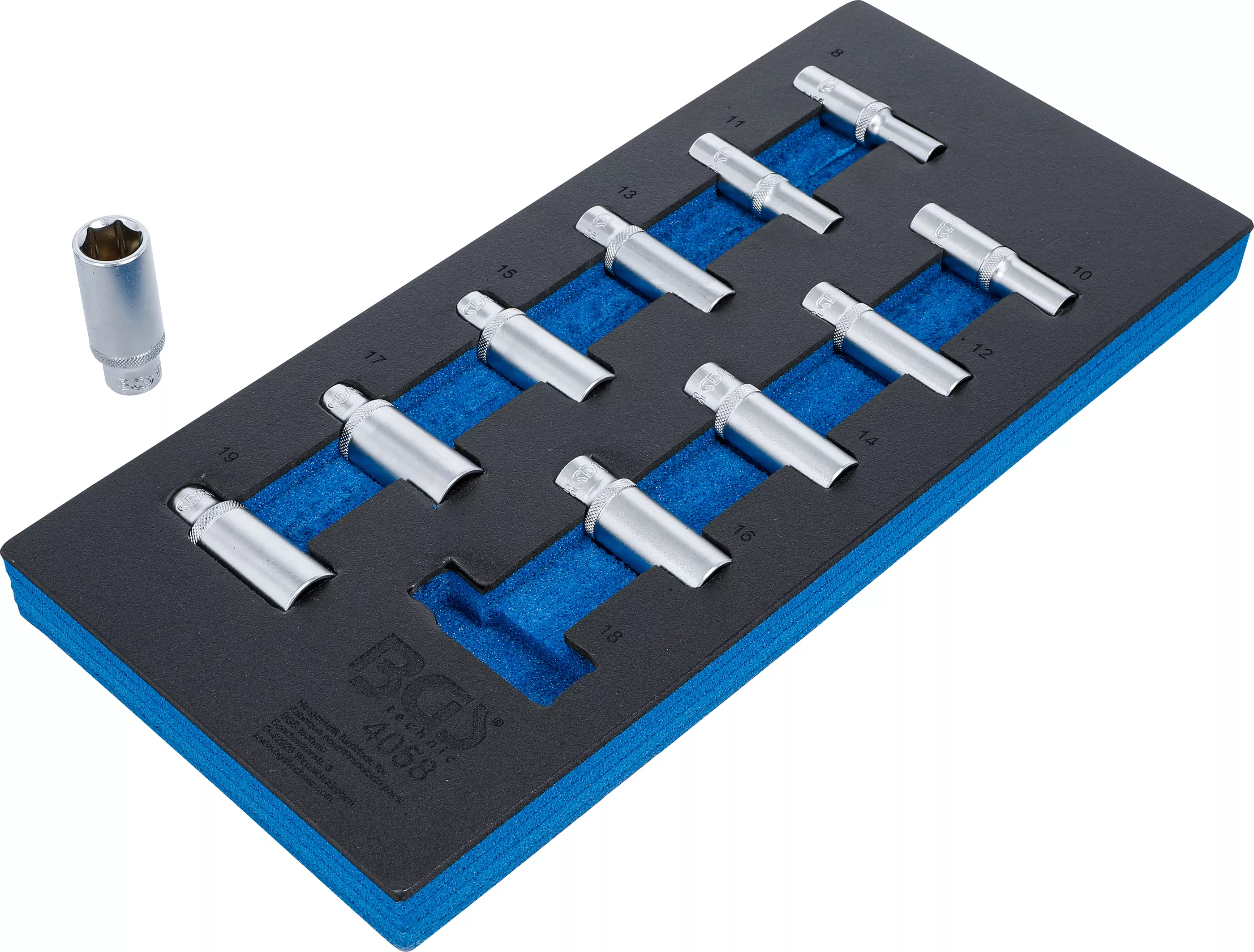 Suport organizator pentru carucior 1/3: Capete chei tubulare 6 colturi | 6 colturi | adanc | 11 piese [2]