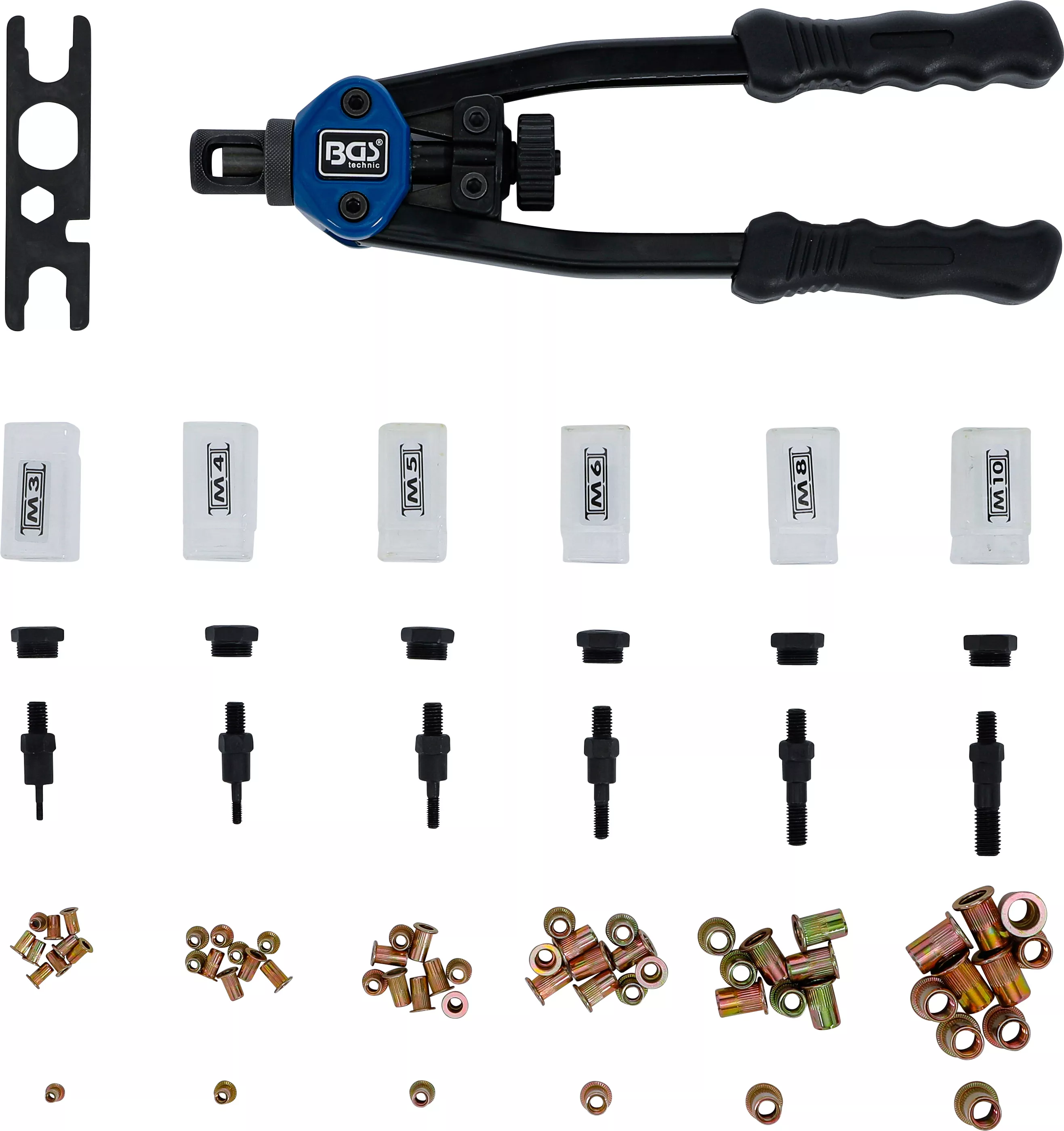 Set clesti piulite-nit |M3 - M10 | 68 piese [8]