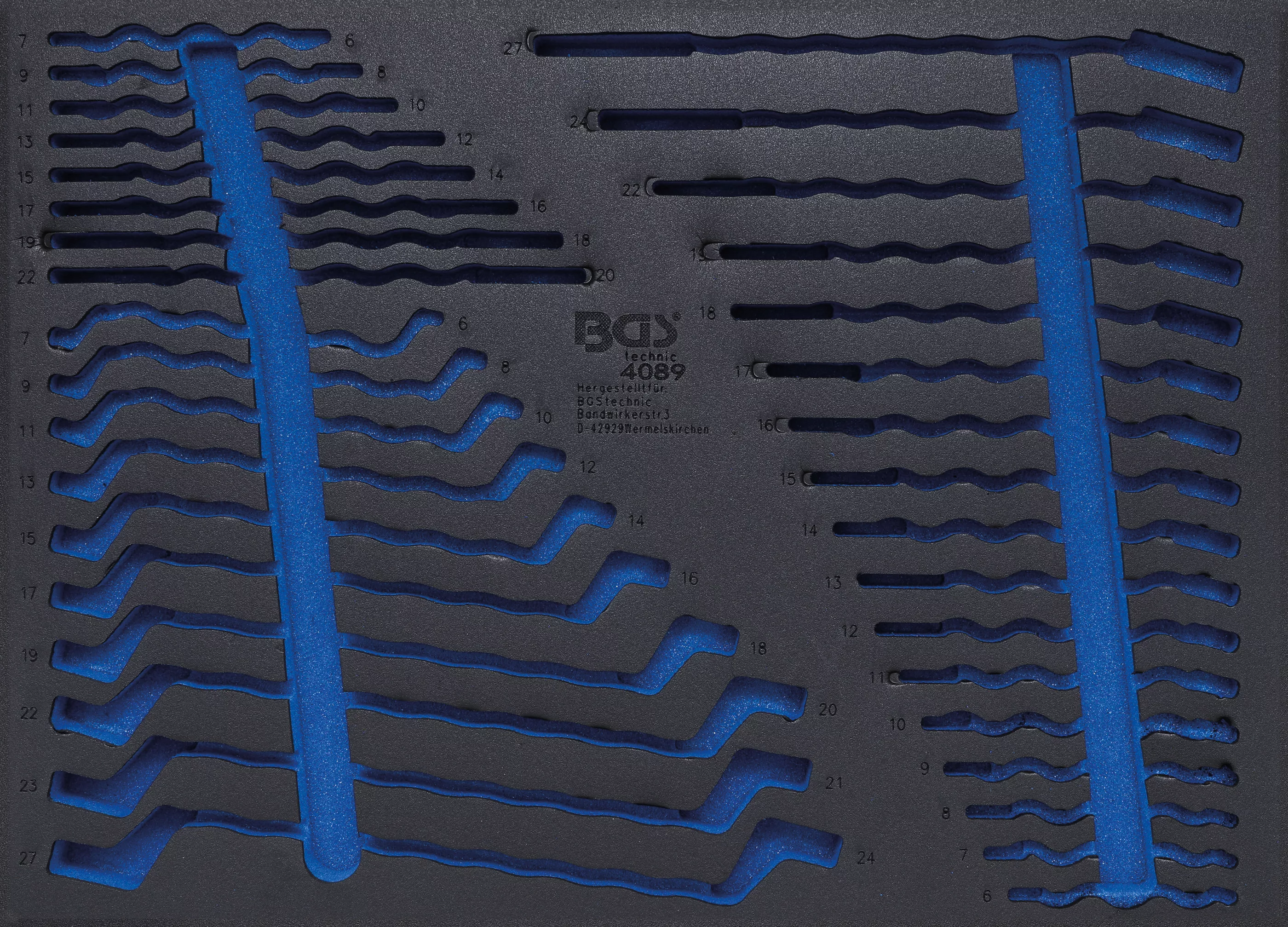 Cărucior atelier şi accesorii - Suport organizator pentru carucior 3/3 | gol | pentru BGS 4089