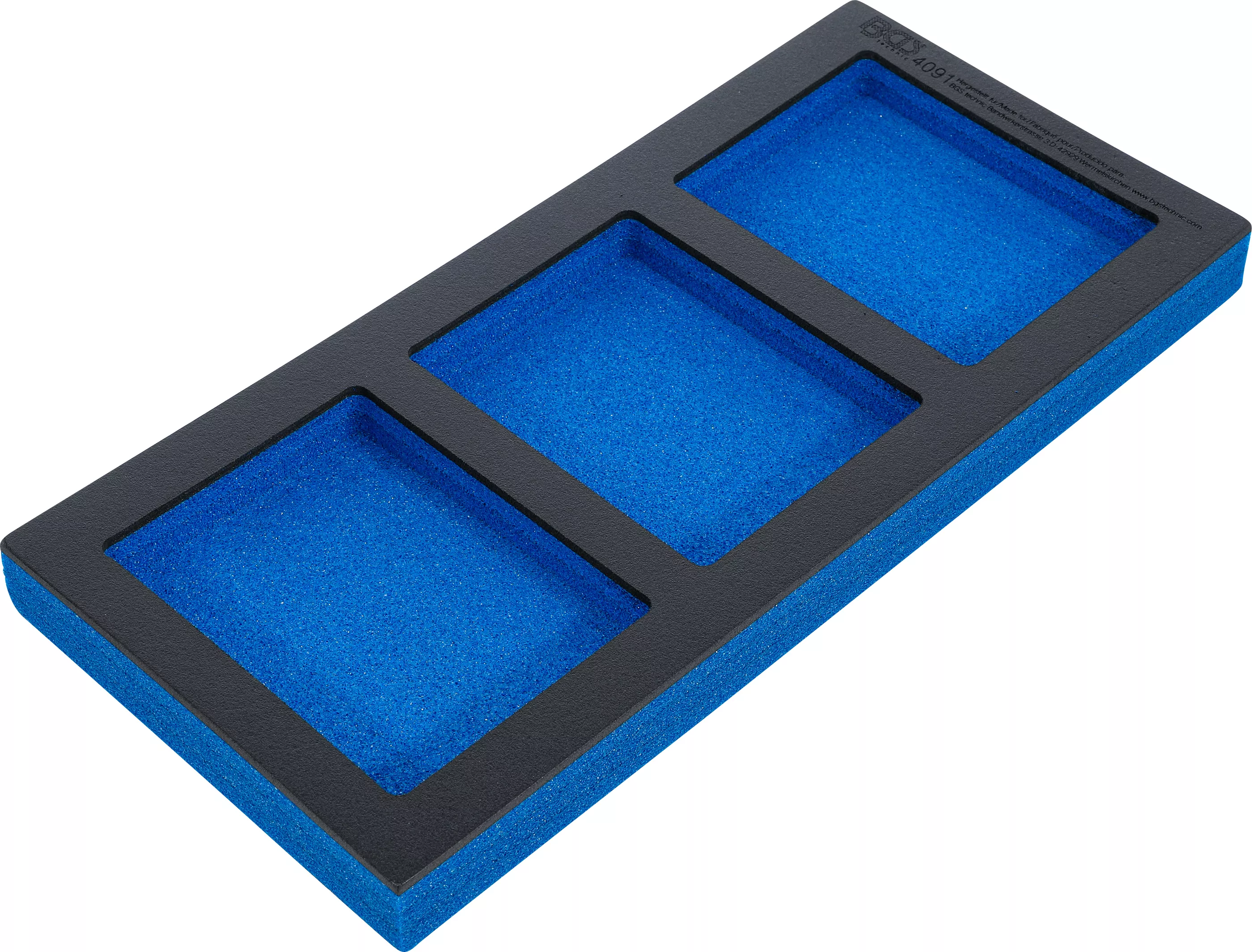 Suport organizator pentru carucior 1/3, gol: 3 compartimente asezare | 408 x 189 x 32 mm [2]