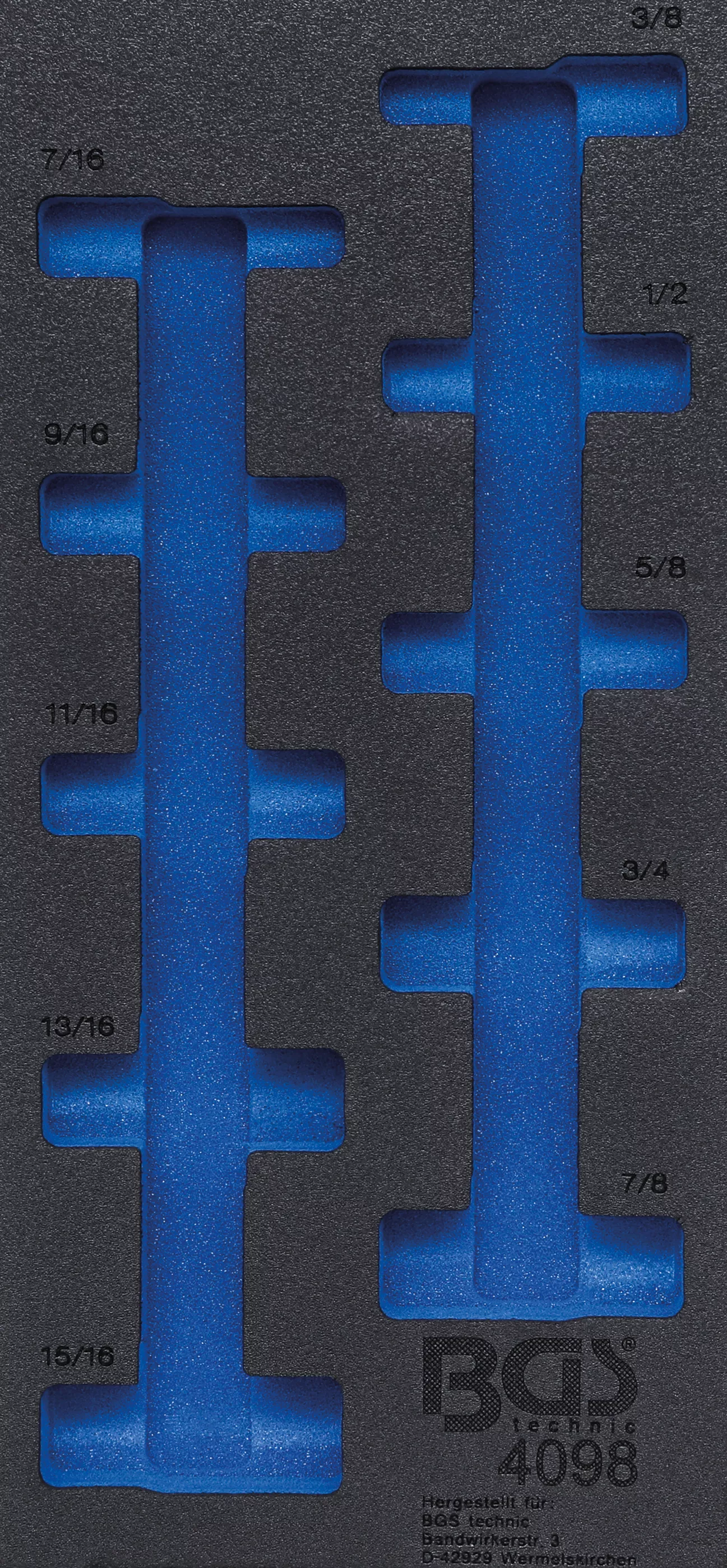 Cărucior atelier / Echipamente - Suport organizator pentru carucior 1/3 | gol | pentru BGS 4098