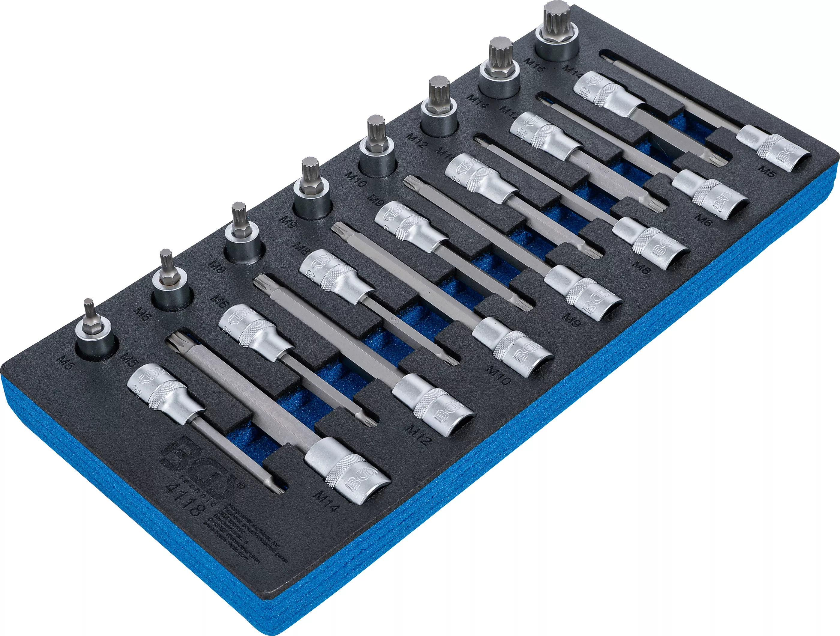 Suport organizator pentru carucior 1/3: Set biti | Dantura interioara multipla (pentru XZN) | 22 piese [2]