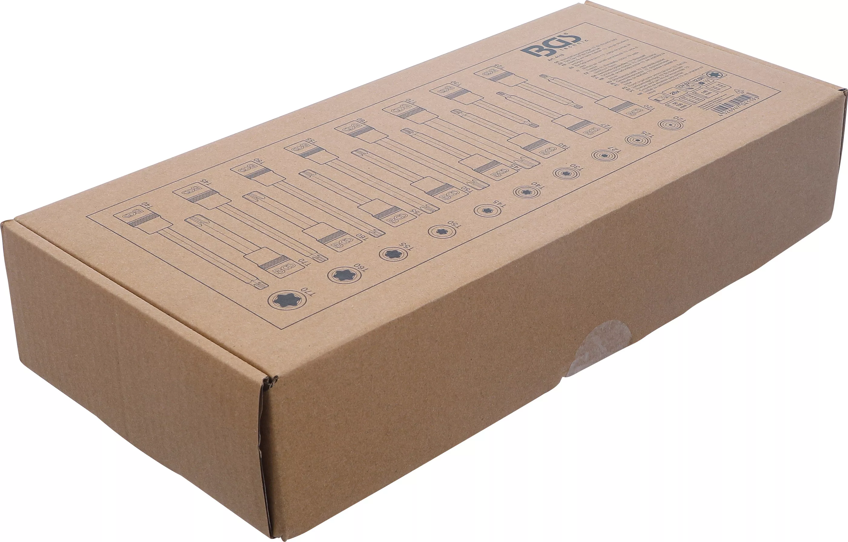Suport organizator pentru carucior 1/3: Set biti | Profil T (pentru Torx) | 26 piese [3]