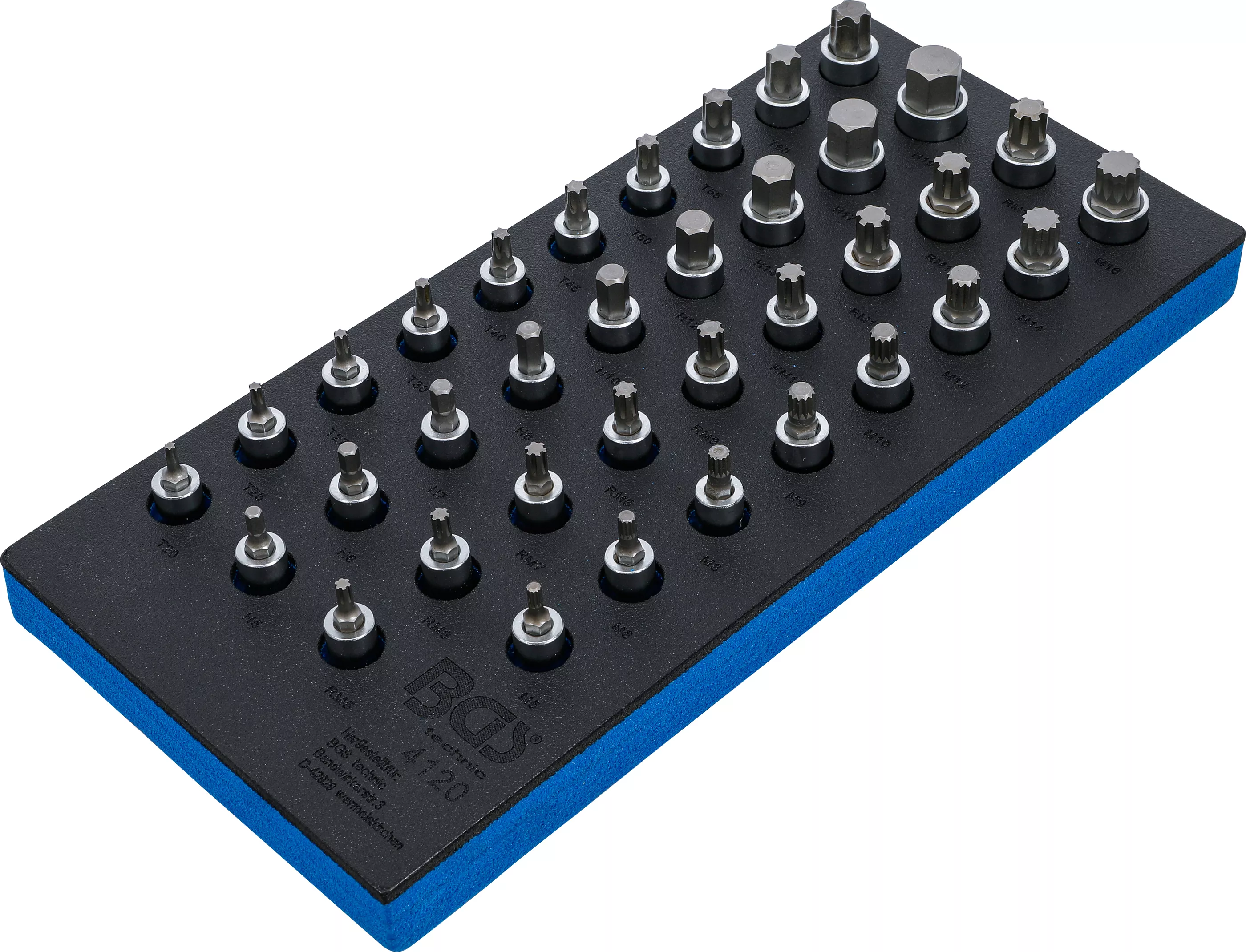 Suport organizator pentru carucior 1/3: Set biti | 12,5 mm (1/2") | diferite profile | 36 piese [2]
