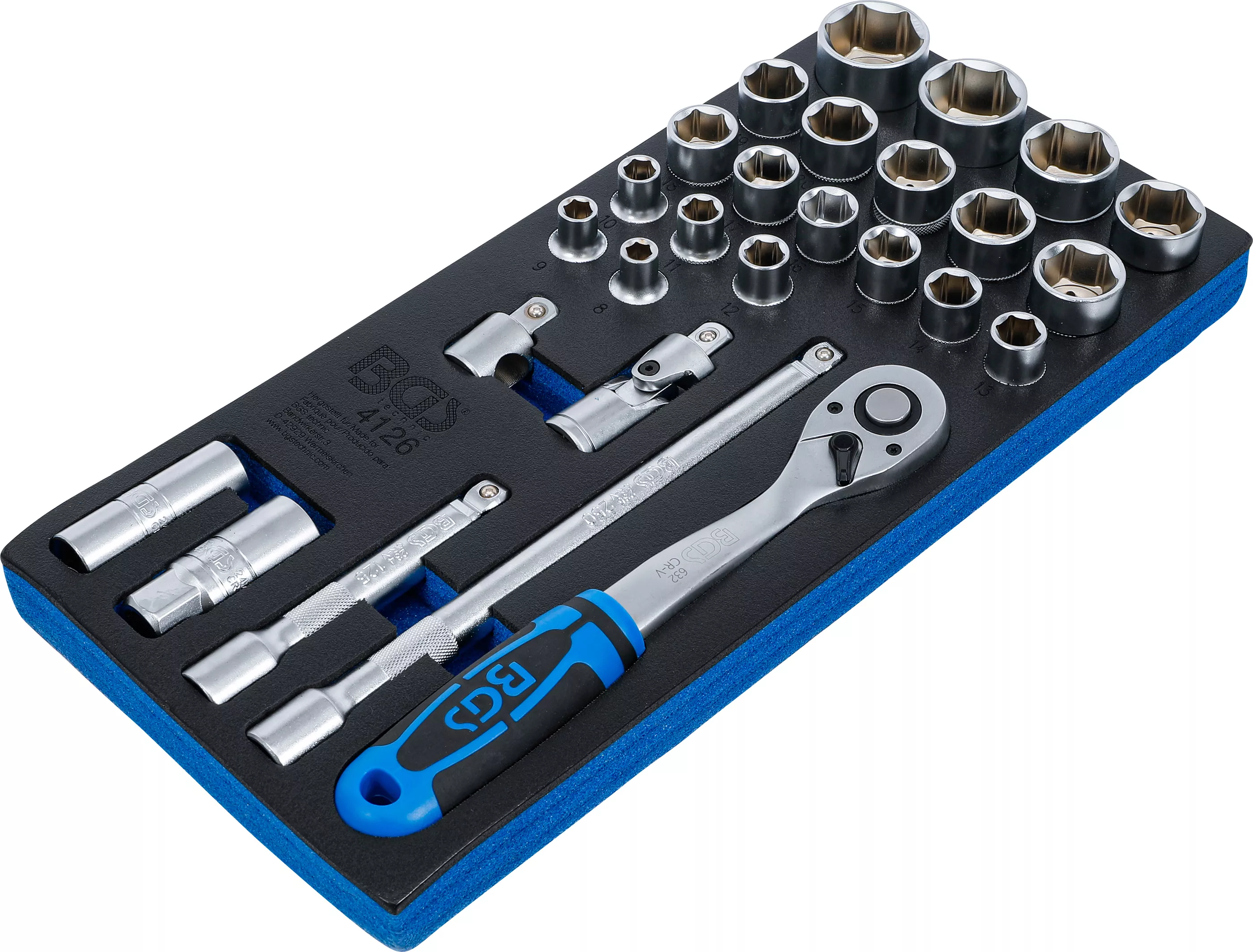 Suport organizator pentru carucior 1/3: Set chei tubulare | 27 piese [2]