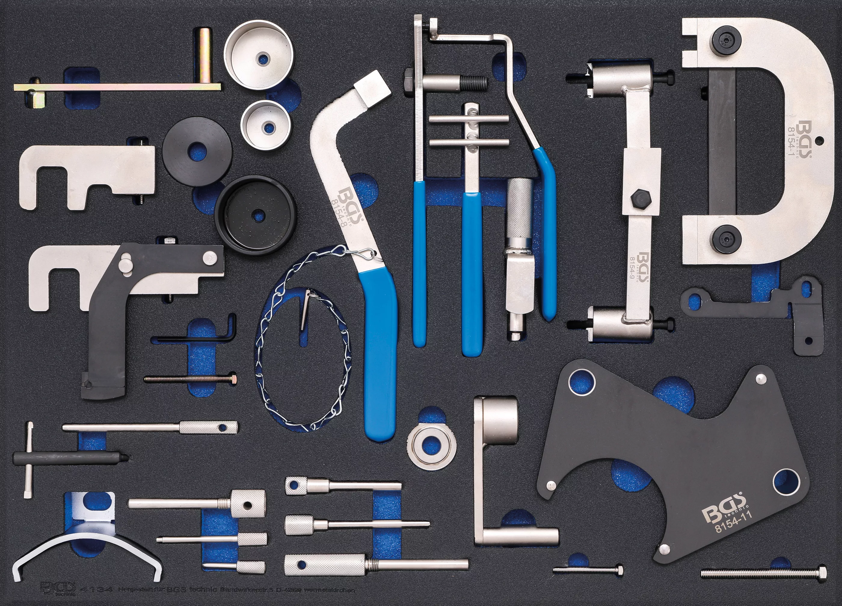 Cărucior atelier şi accesorii - Suport organizator pentru carucior 3/3: Set dispozitive reglare motor | pentru Renault, Nissan, Opel, Volvo
