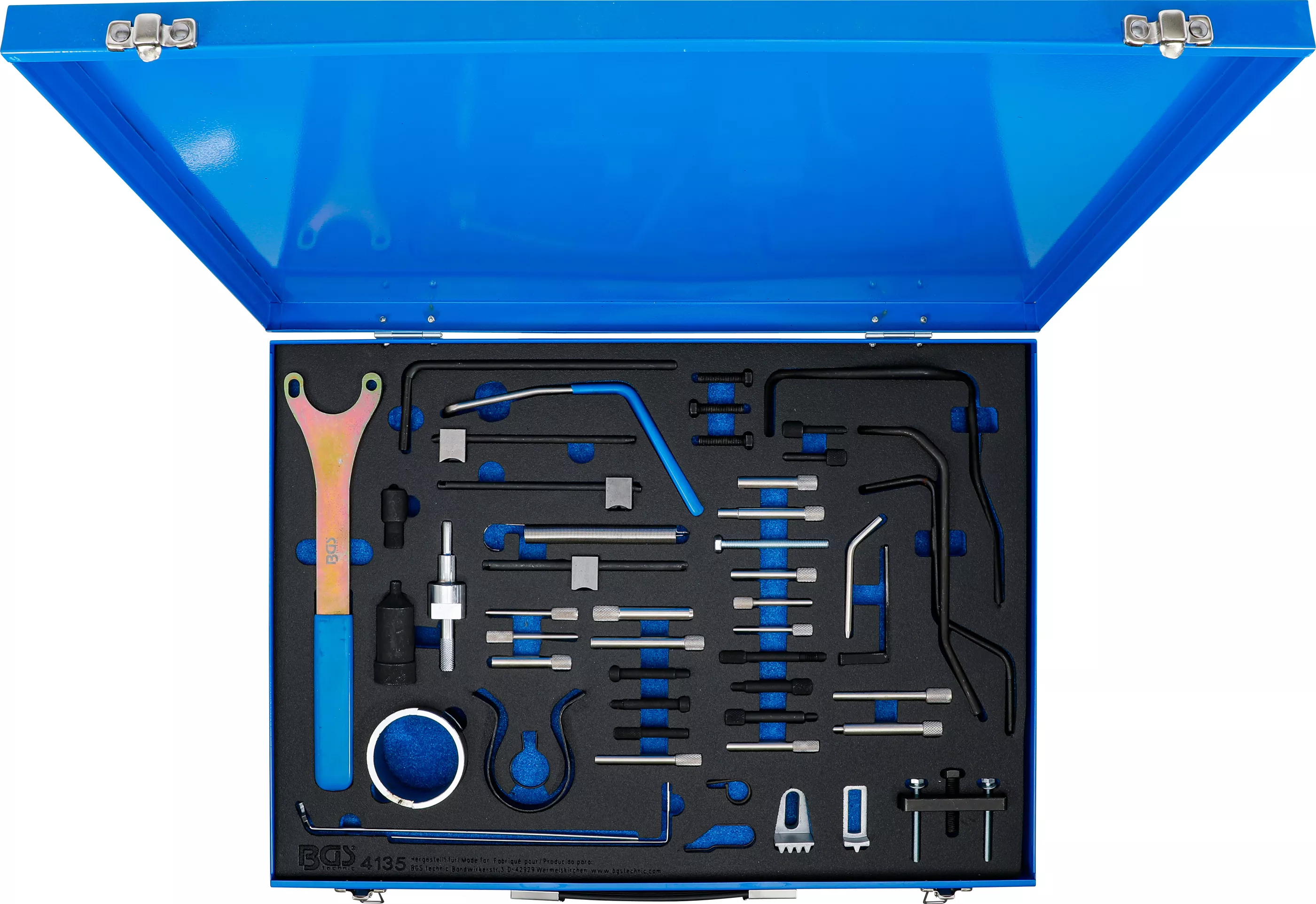 Cărucior atelier şi accesorii - Suport organizator pentru carucior 3/3: Set dispozitive reglare motor | pentru Fiat, Ford, Citroen, Peugeot