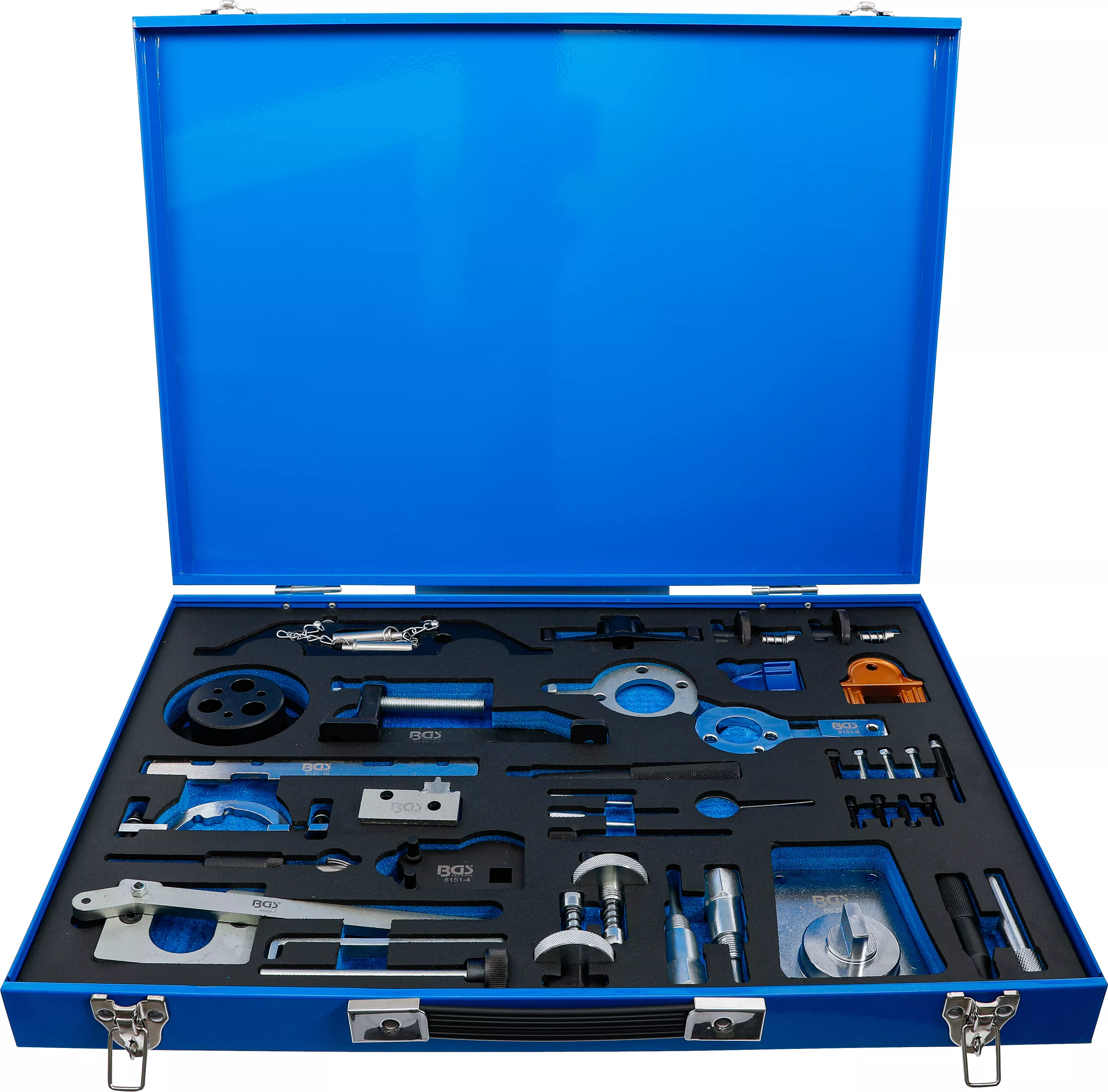 Cărucior atelier şi accesorii - Suport organizator pentru carucior 3/3: Set dispozitive reglare motor | pentru Opel, Chevrolet, Saab, Fiat, Lancia, Suzuki, Ford