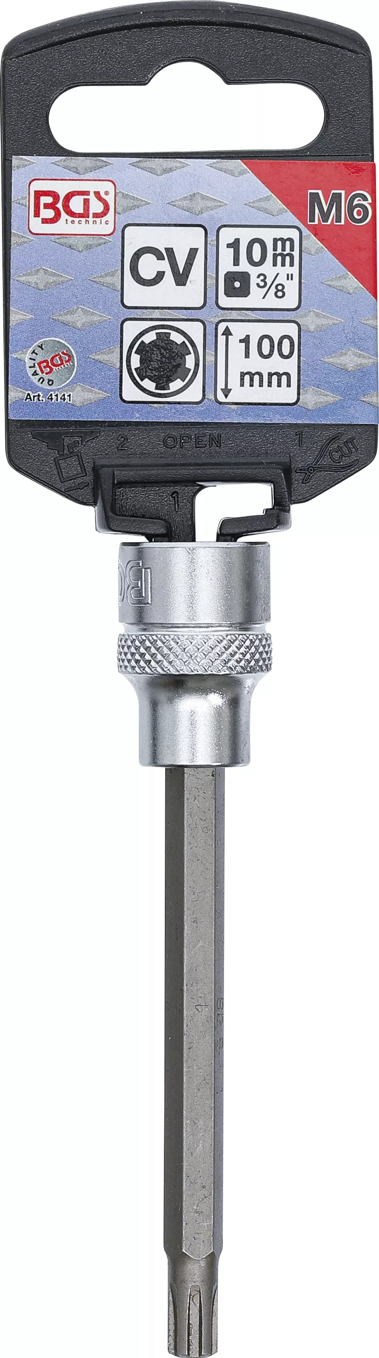 Bit | Lungime 100 mm | 10 mm (3/8") | Profil pana (pentru RIBE) M6 [2]