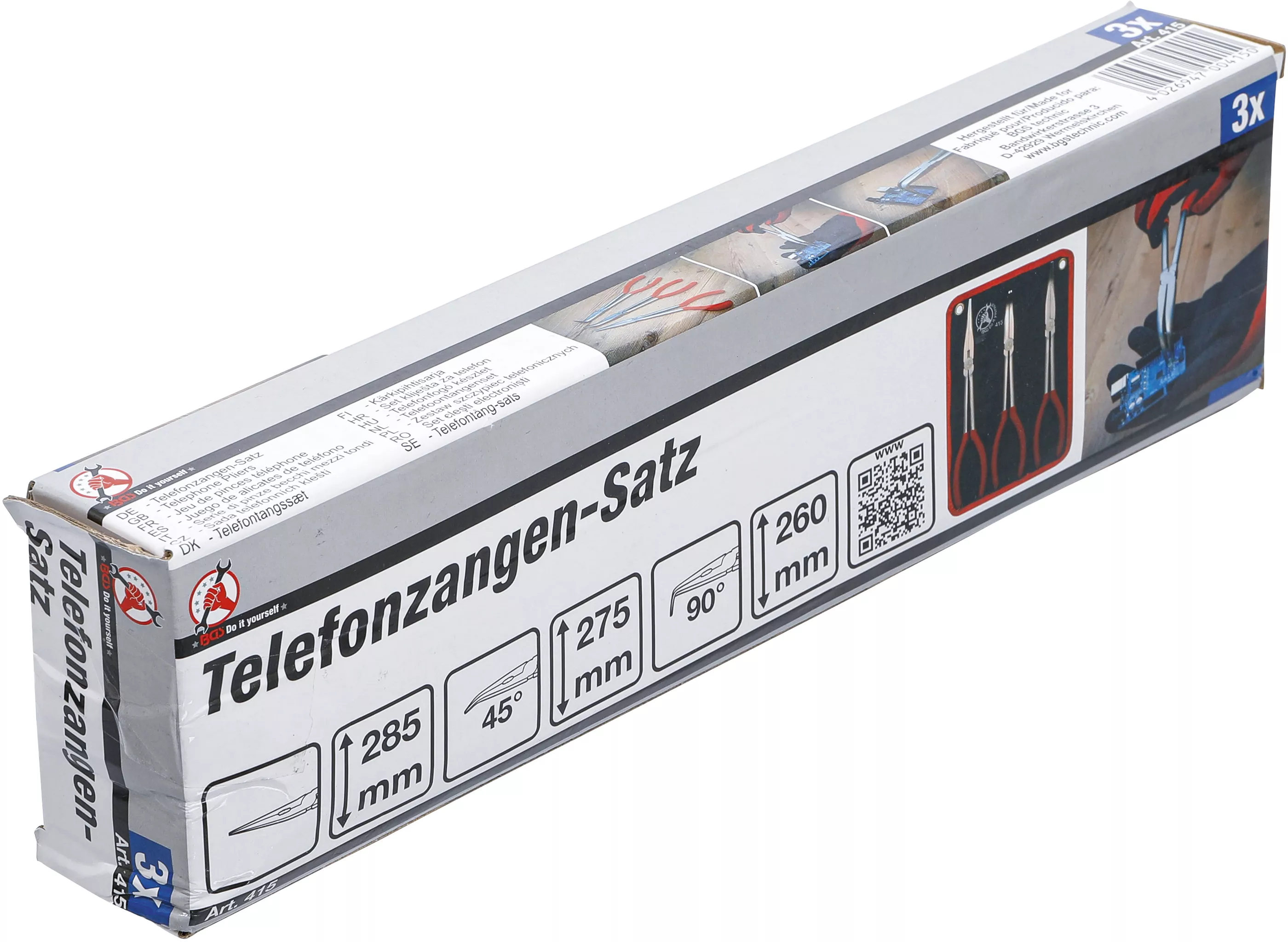 Set clesti electronisti | drept / curb | 260 - 285 mm | 3 piese [6]