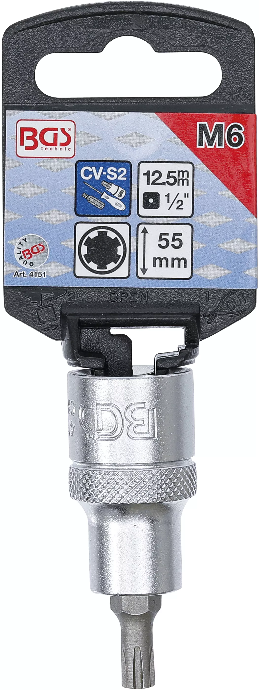 Bit | 12,5 mm (1/2") | Profil pana (pentru RIBE) M6 [2]