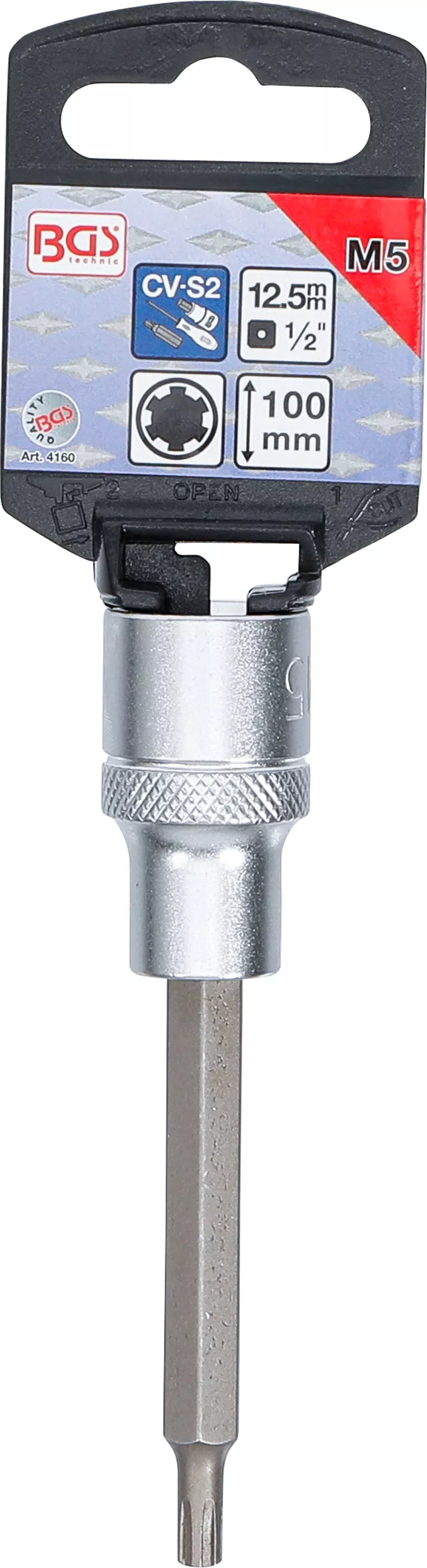 Bit | Lungime 100 mm | 12,5 mm (1/2") | Profil pana (pentru RIBE) M5 [2]