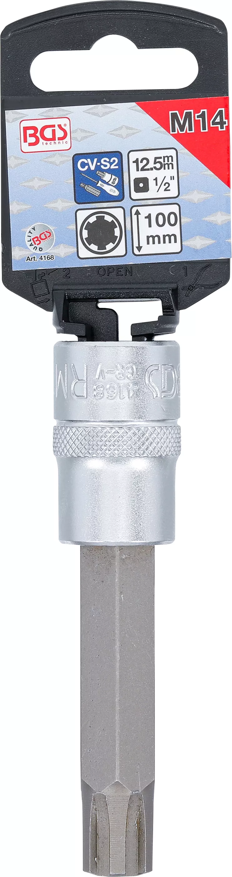 Bit | Lungime 100 mm | 12,5 mm (1/2") | Profil pana (pentru RIBE) M14 [2]