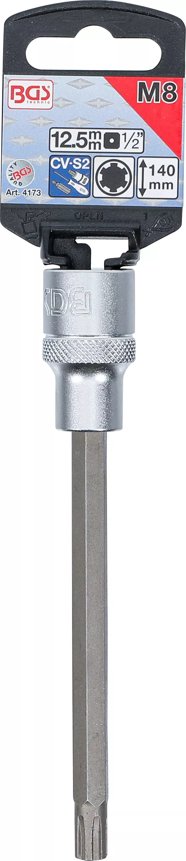 Bit | Lungime 140 mm | 12,5 mm (1/2") | Profil pana (pentru RIBE) M8 [2]