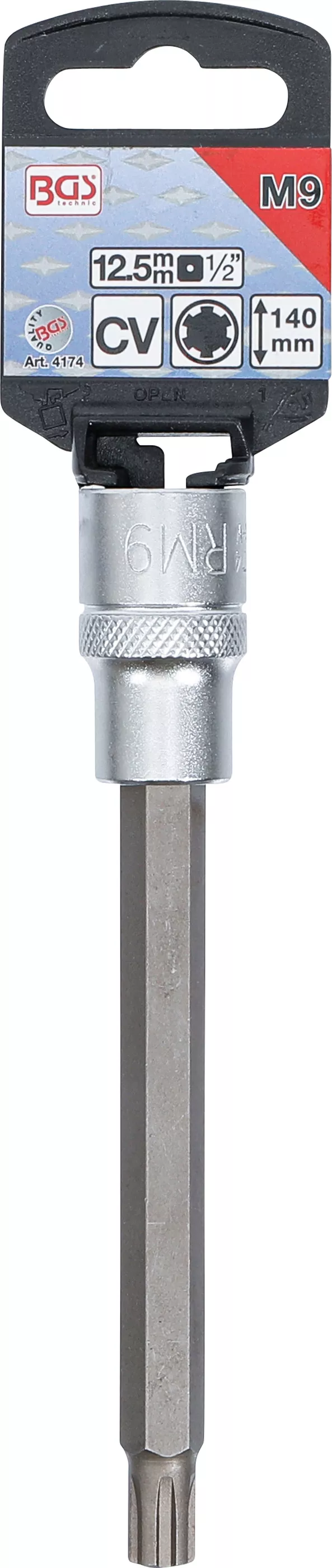 Bit | Lungime 140 mm | 12,5 mm (1/2") | Profil pana (pentru RIBE) M9 [2]