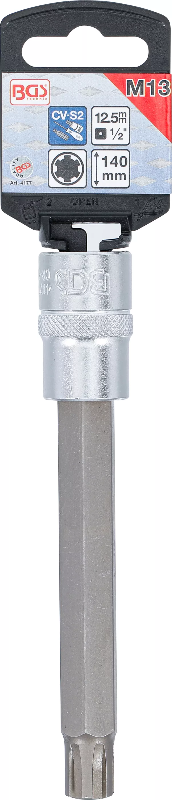 Bit | Lungime 140 mm | 12,5 mm (1/2") | Profil pana (pentru RIBE) M13 [3]