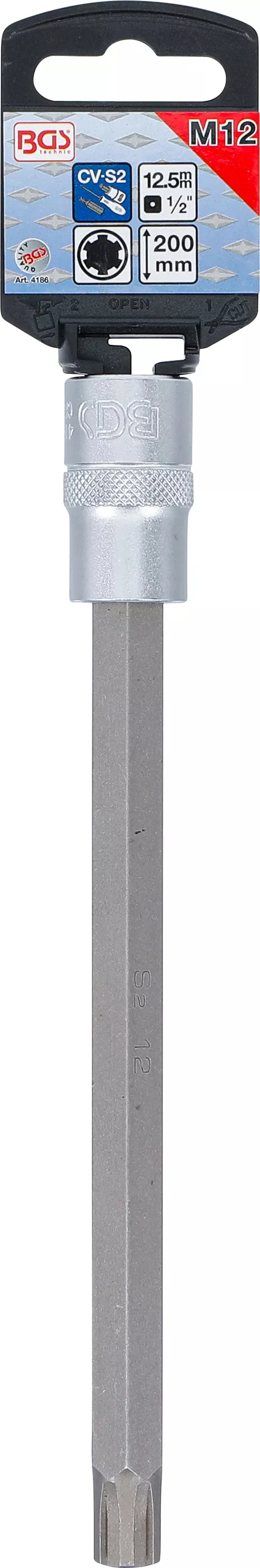 Bit | Lungime 200 mm | 12,5 mm (1/2") | Profil pana (pentru RIBE) M12 [3]