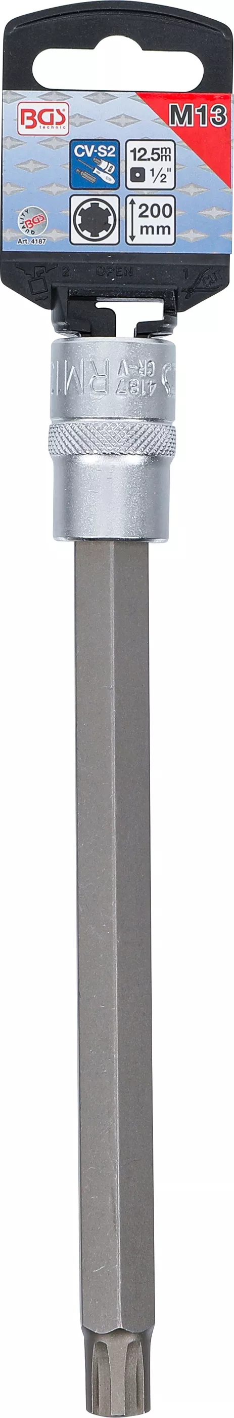 Bit | Lungime 200 mm | 12,5 mm (1/2") | Profil pana (pentru RIBE) M13 [2]