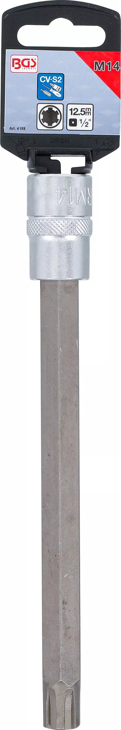 Bit | Lungime 200 mm | 12,5 mm (1/2") | Profil pana (pentru RIBE) M14 [2]