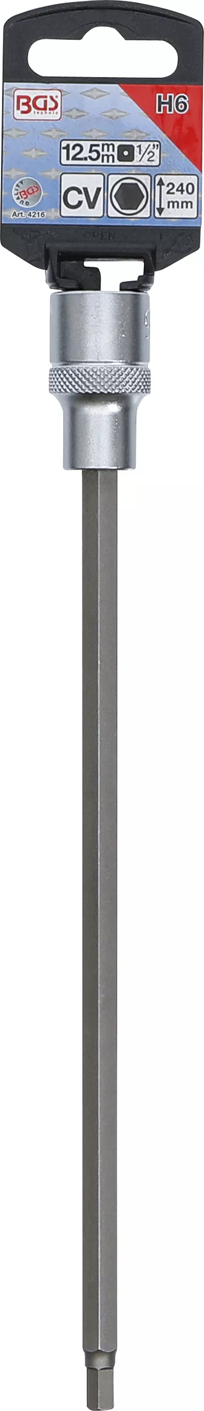 Bit | Lungime 240 mm | 12,5 mm (1/2") | hexagon interior 6 mm [2]