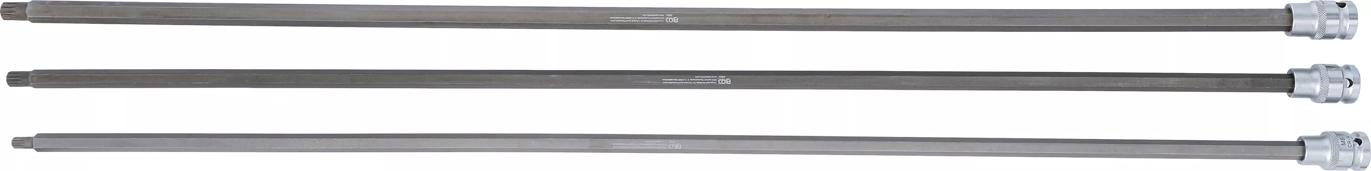 Set bituri | Lungime 800 mm | Patrat interior pentru actionari 12,5 mm (1/2") | Dantura interioara multipla (pentru XZN) | pentru VAG | 3 piese [3]